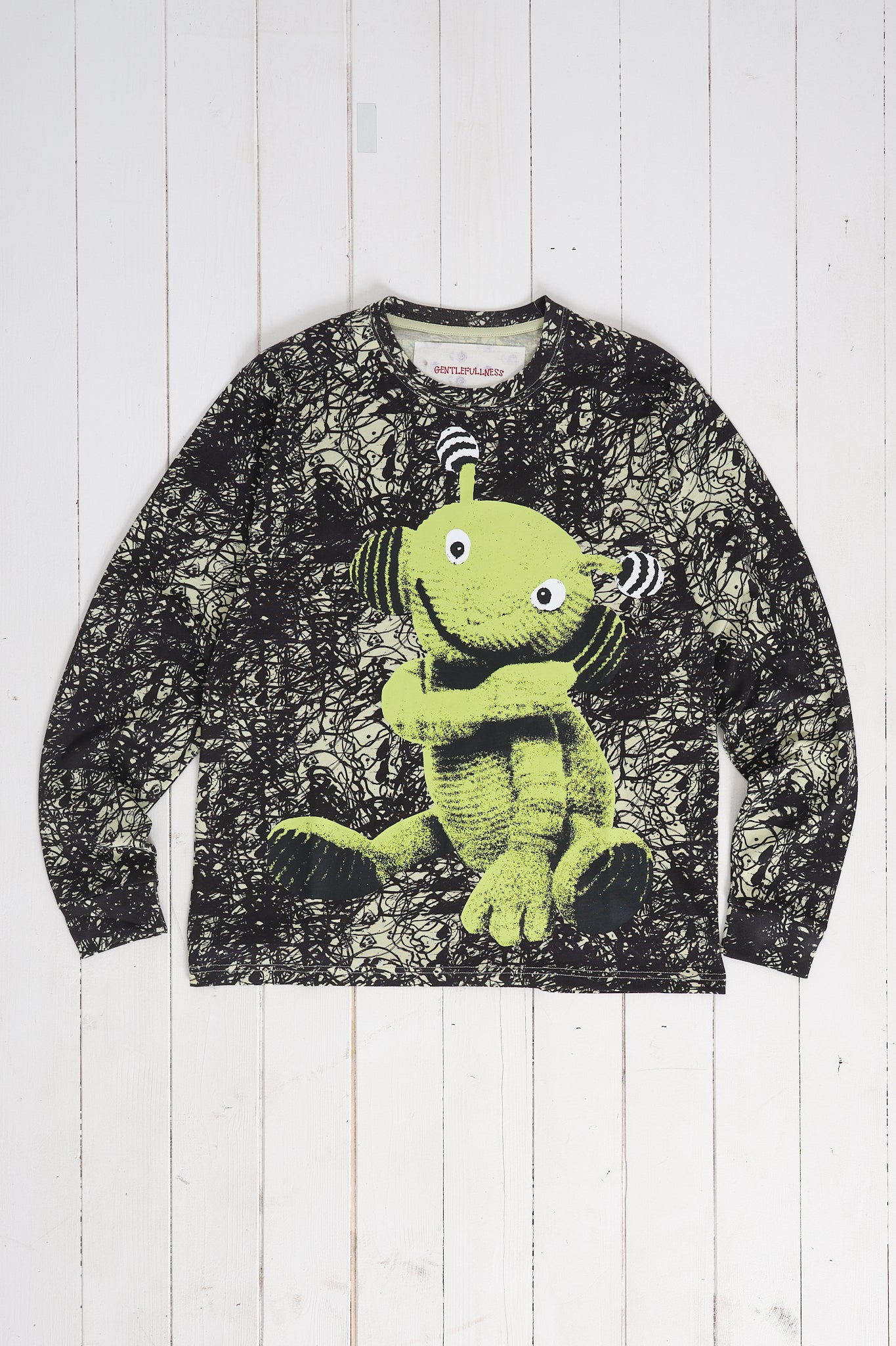 Recycled Cotton LS Tee - Pistachio Alien Puppet – Story mfg.