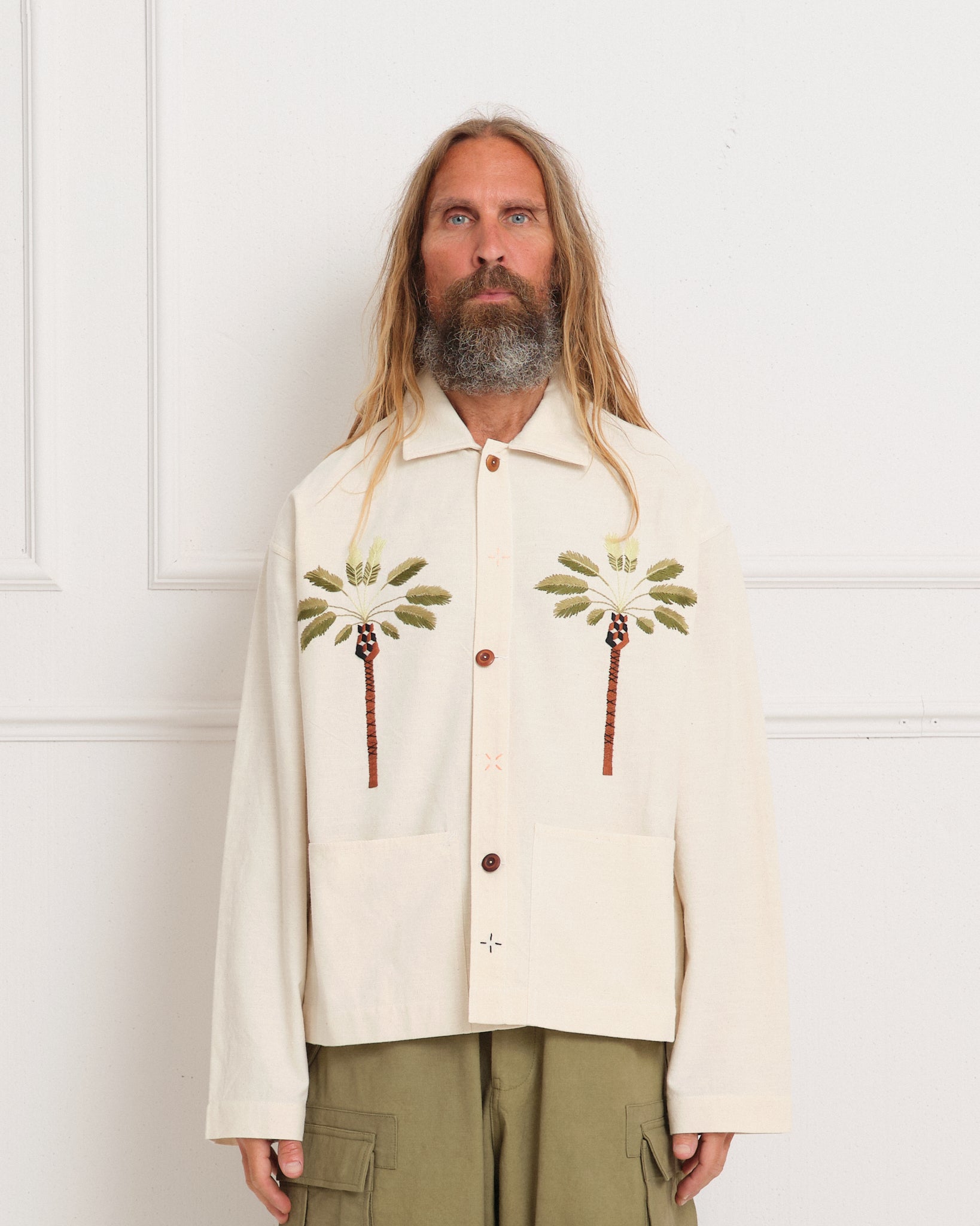 Short embroidered jacket online