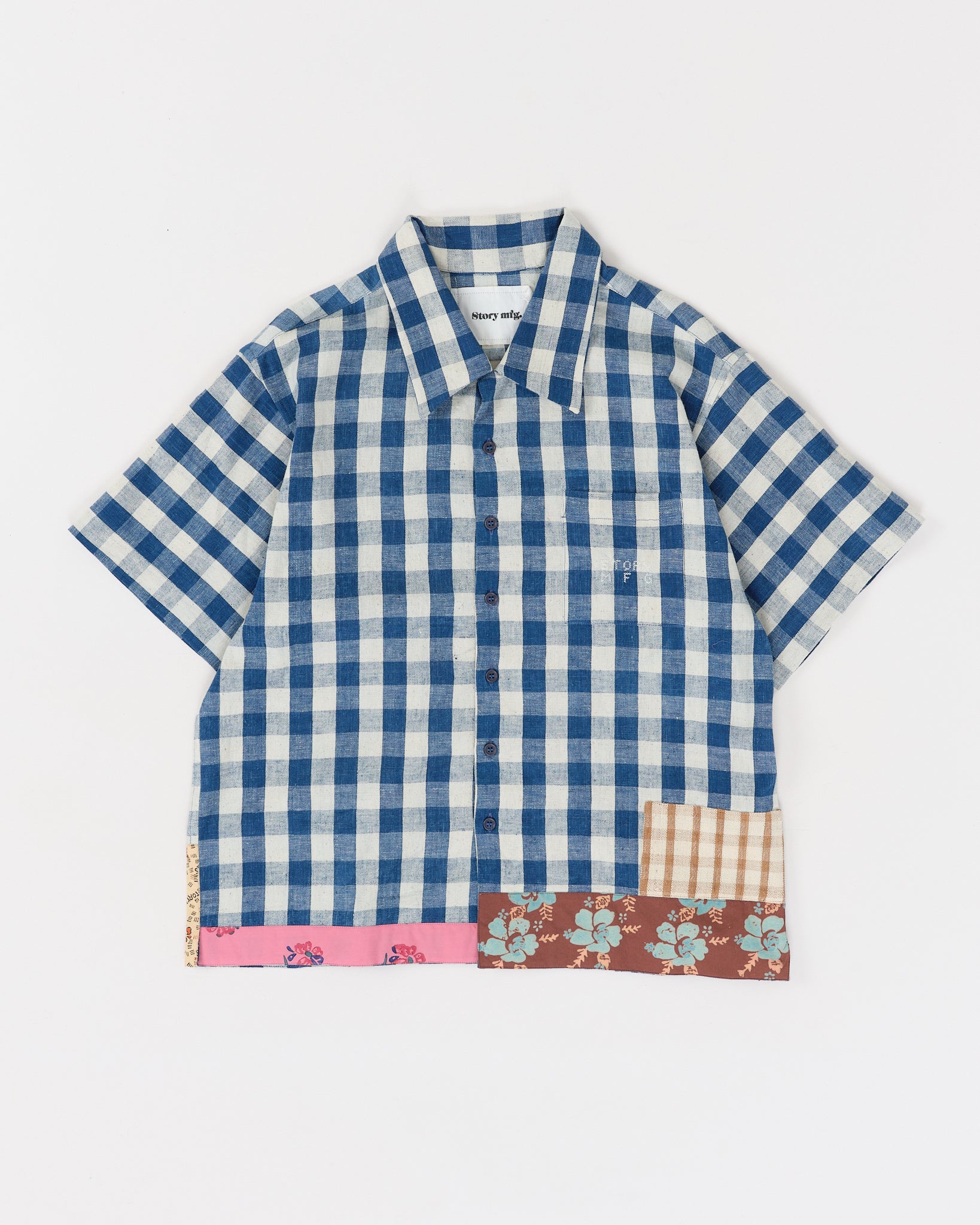 Gingham shirt uniform best sale