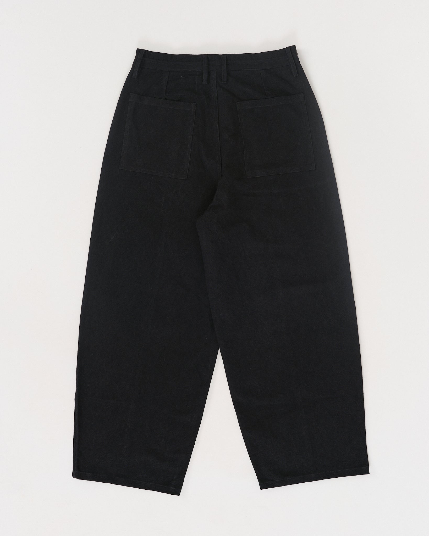 Document Pants - Black Slub