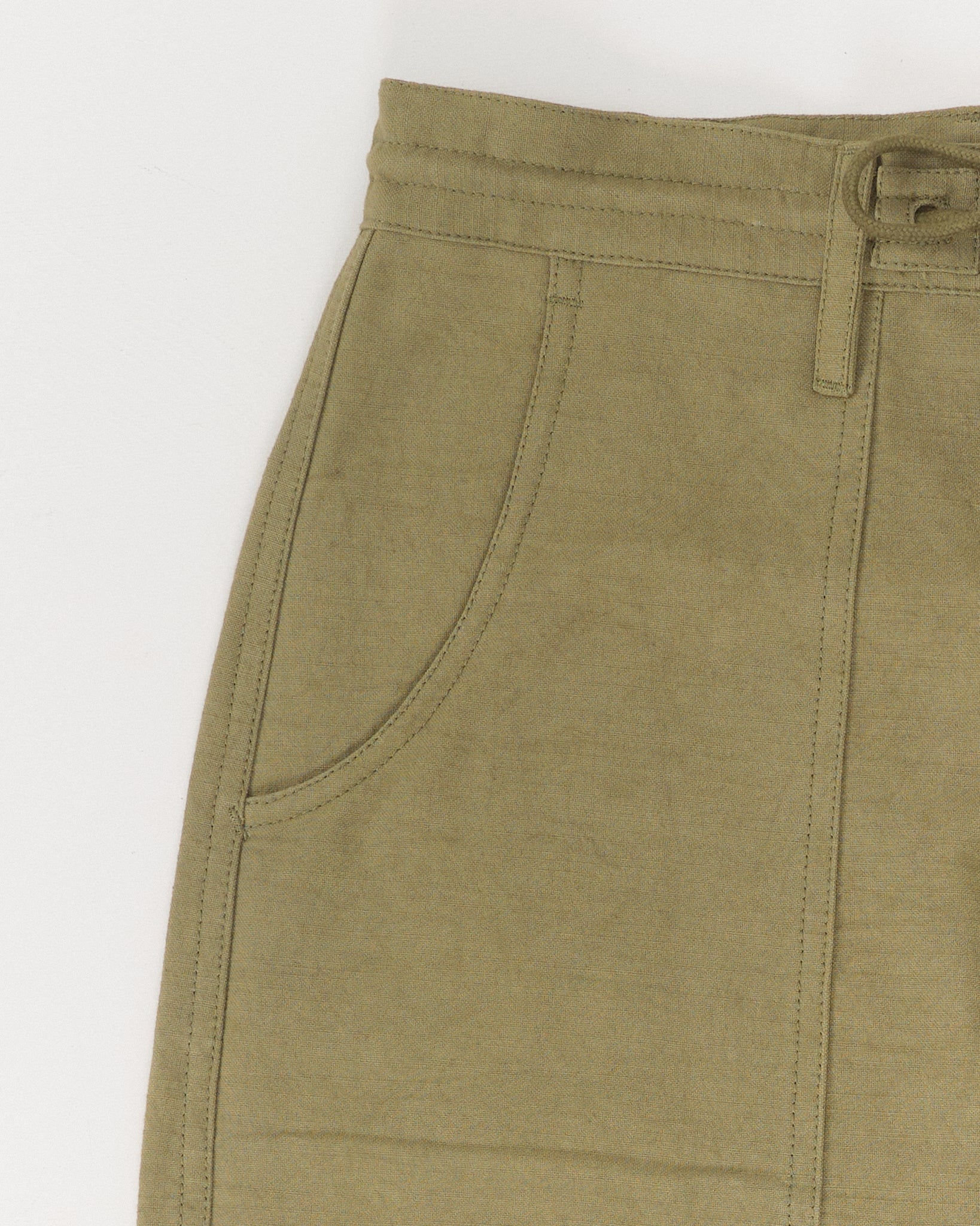 Document Pants - Olive Slub