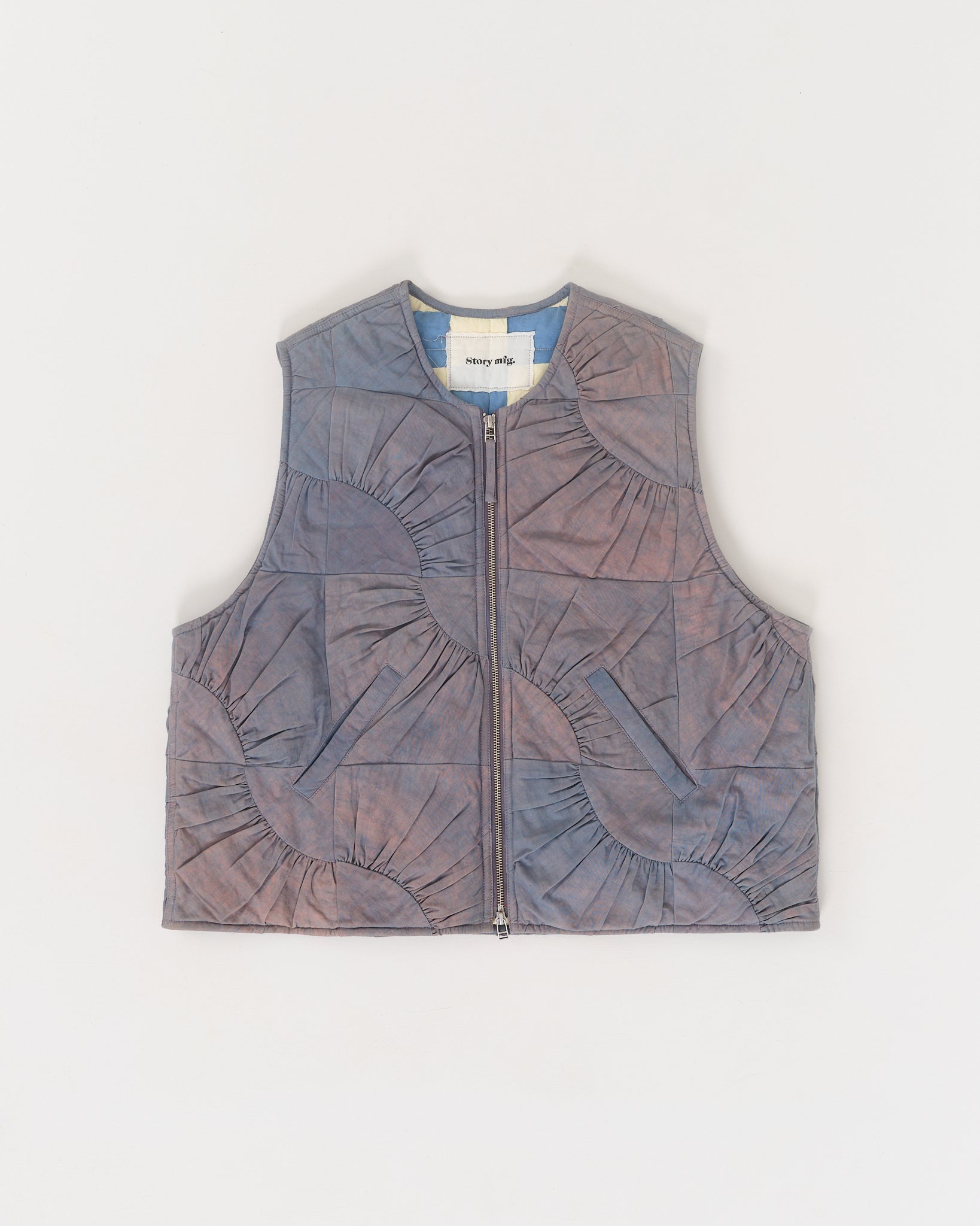 Pluto Vest - Purple Wandering Patchwork