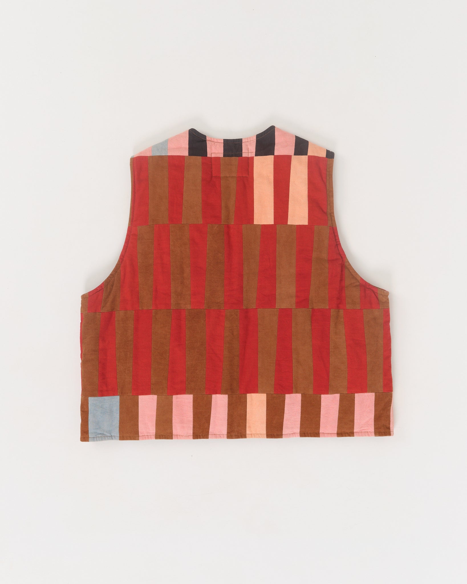 Saturn Vest - Stripe Patchwork