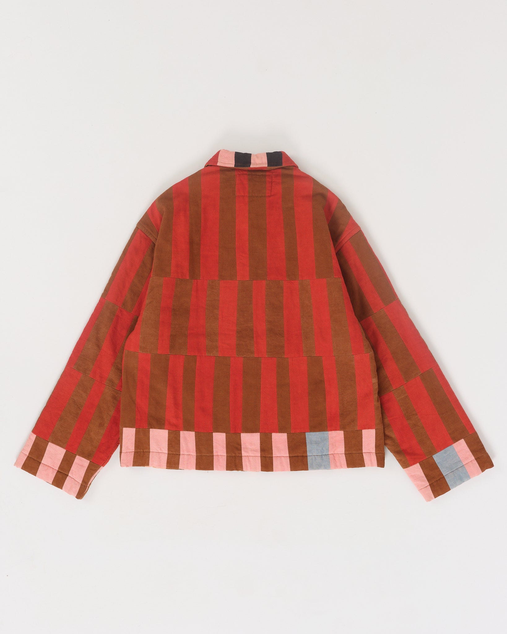 Short on Time Jacket - Stripe Patchwork