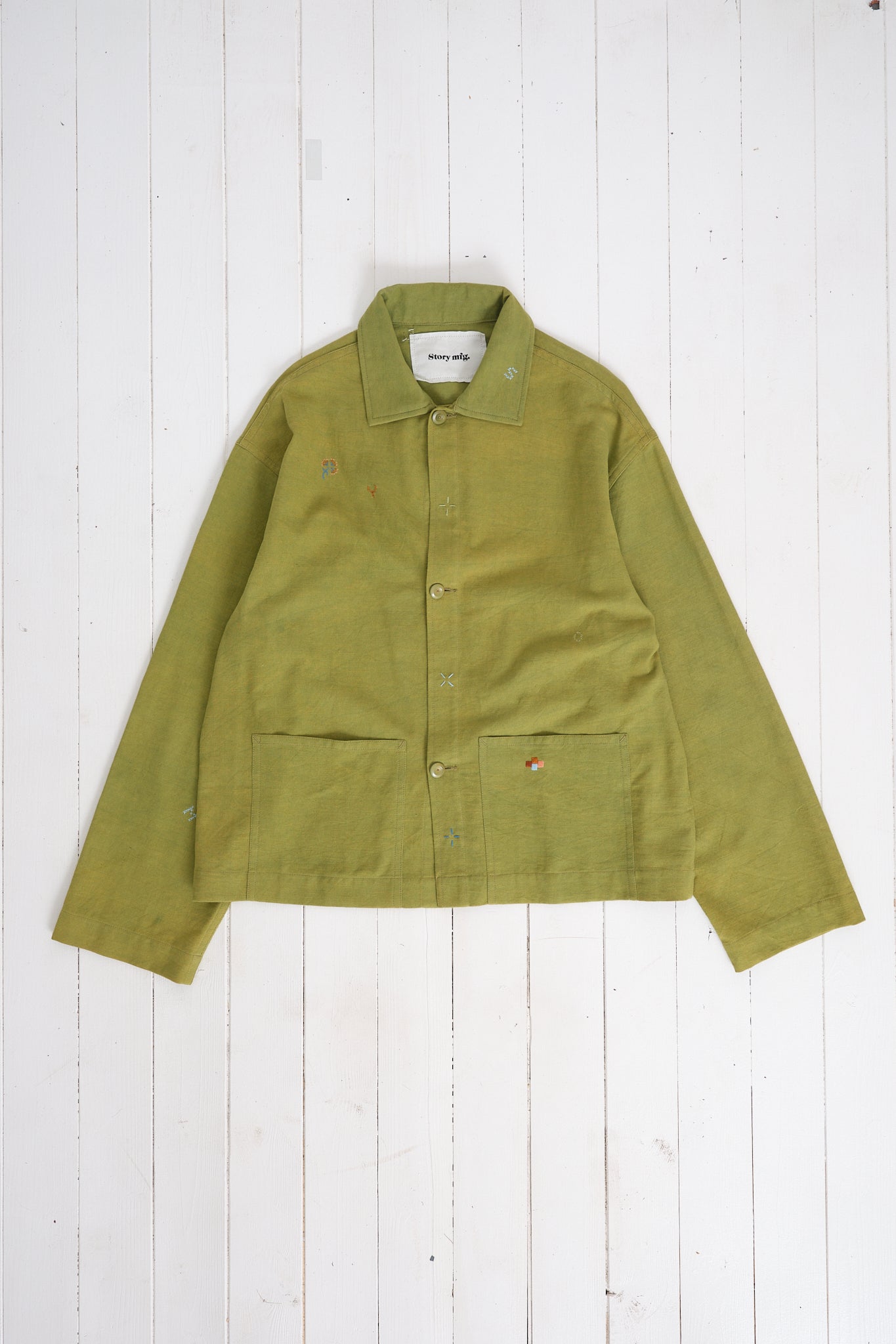 Short On Time Jacket - Green Sampler