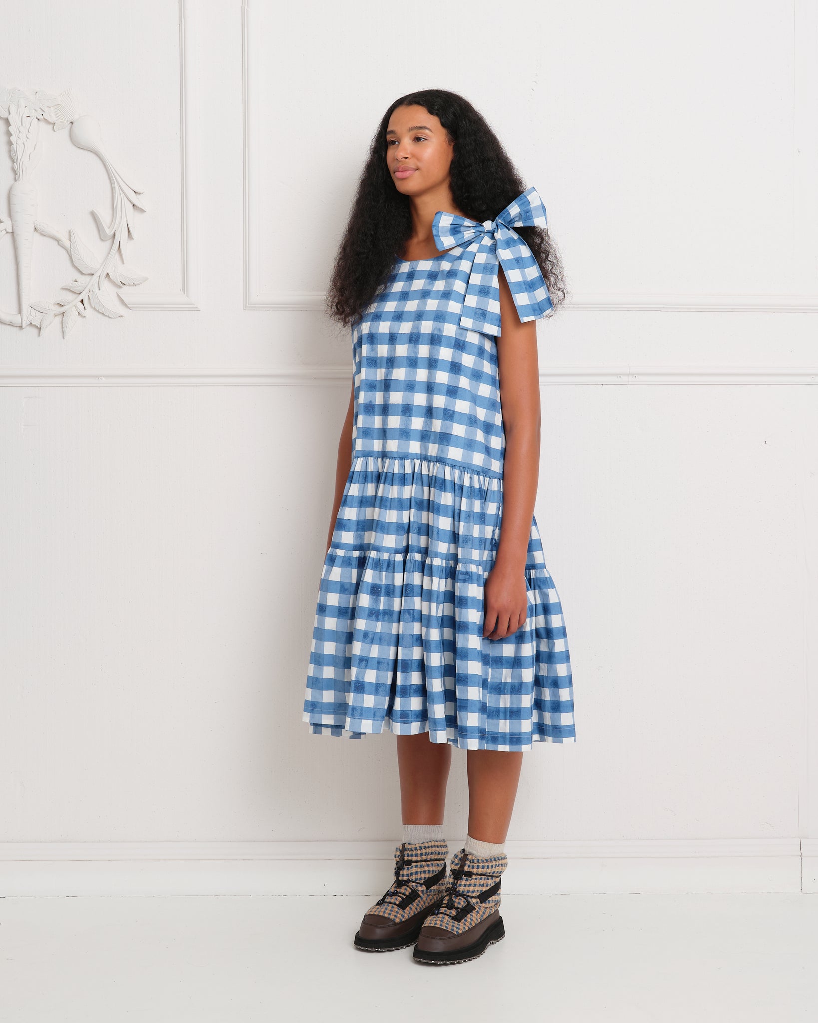 Beebalm Dress - Chunky Gingham