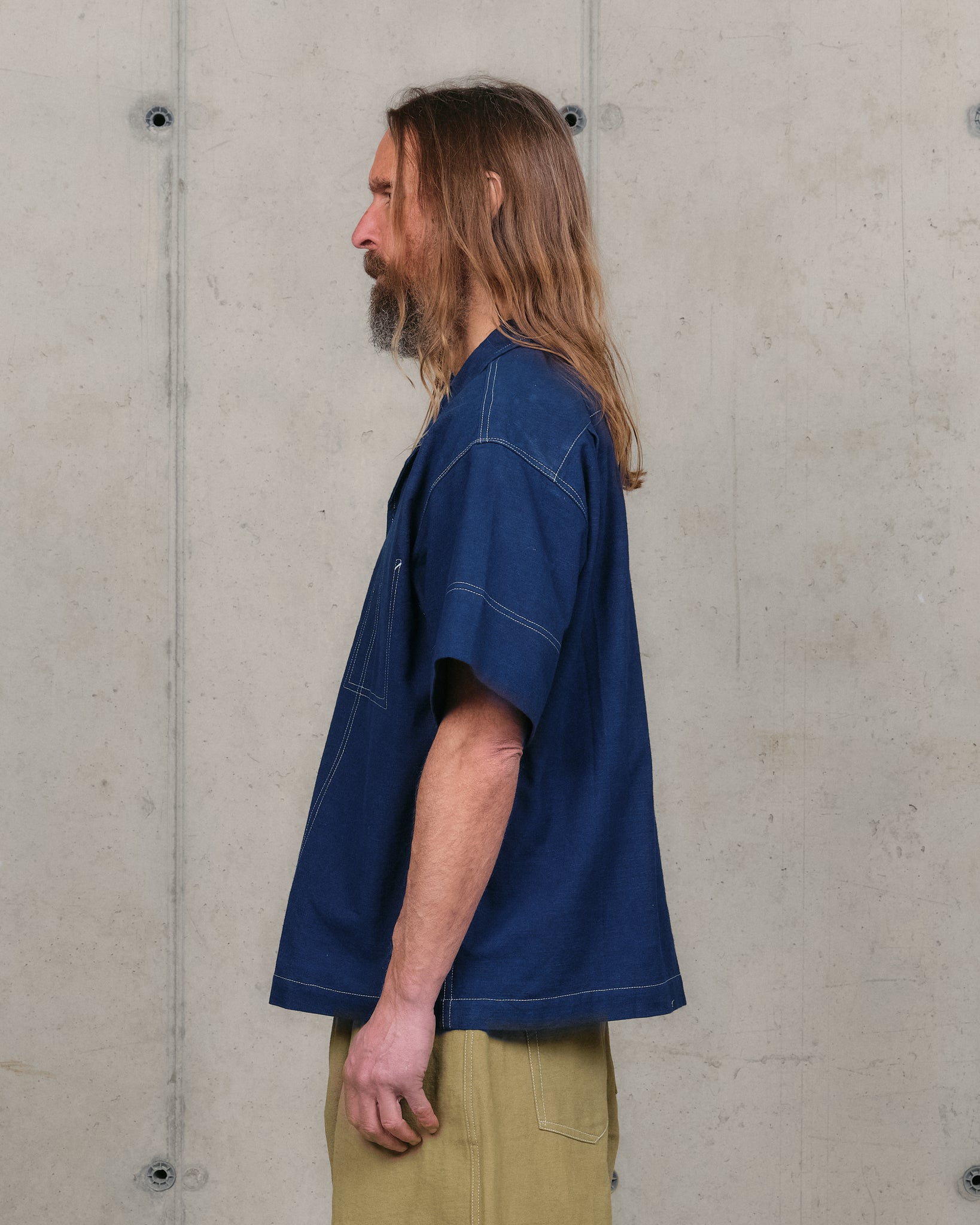 Brake Shirt - Indigo Wonky-Wear