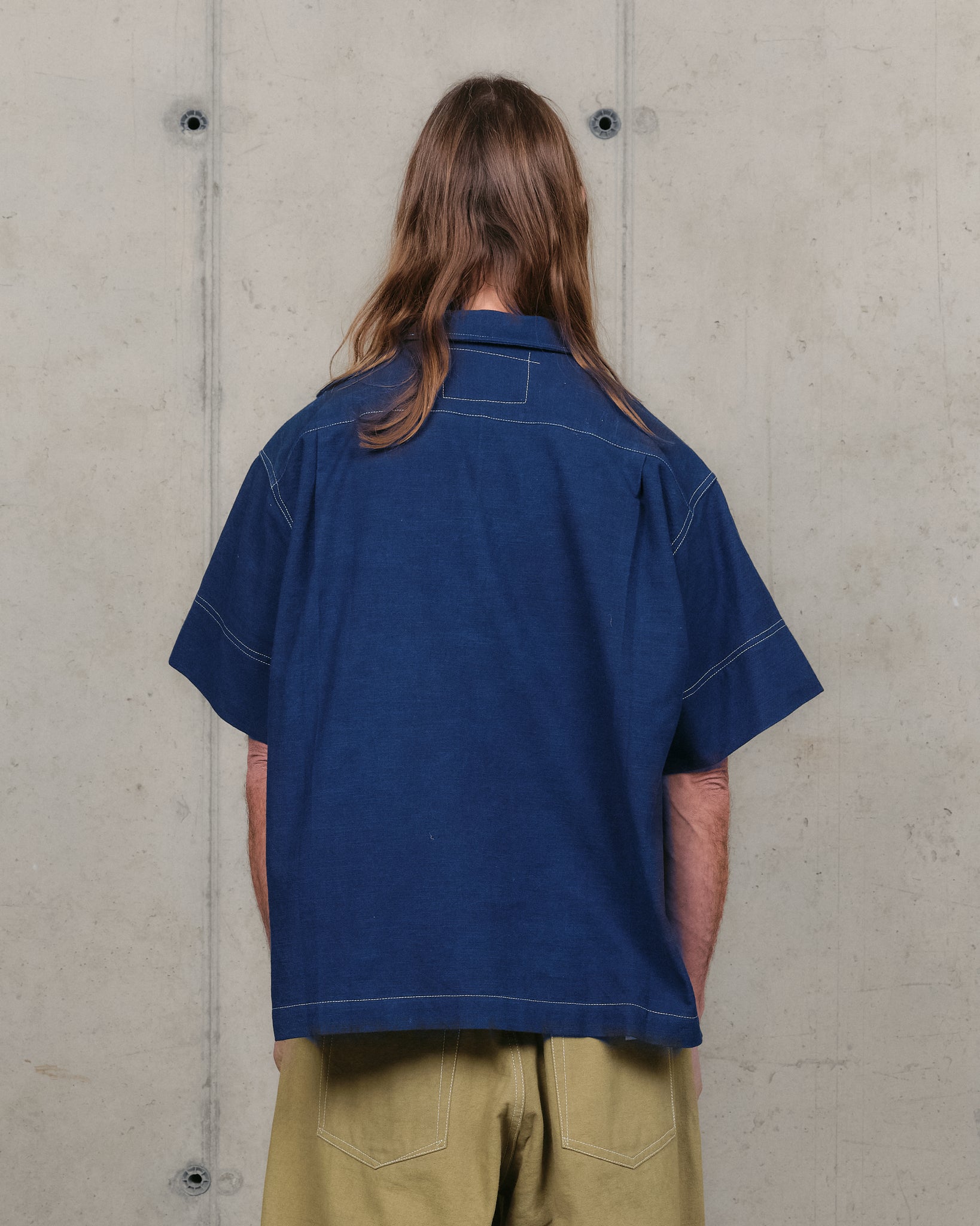 Brake Shirt - Indigo Wonky-Wear