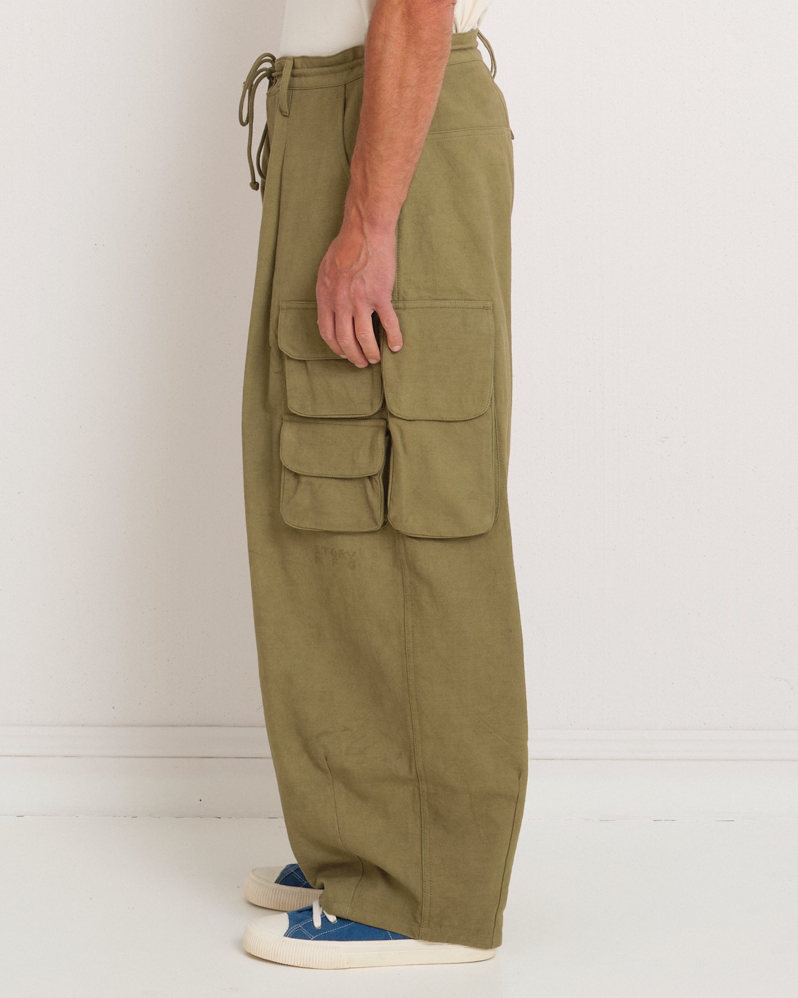 Forager Pants - Olive Slub