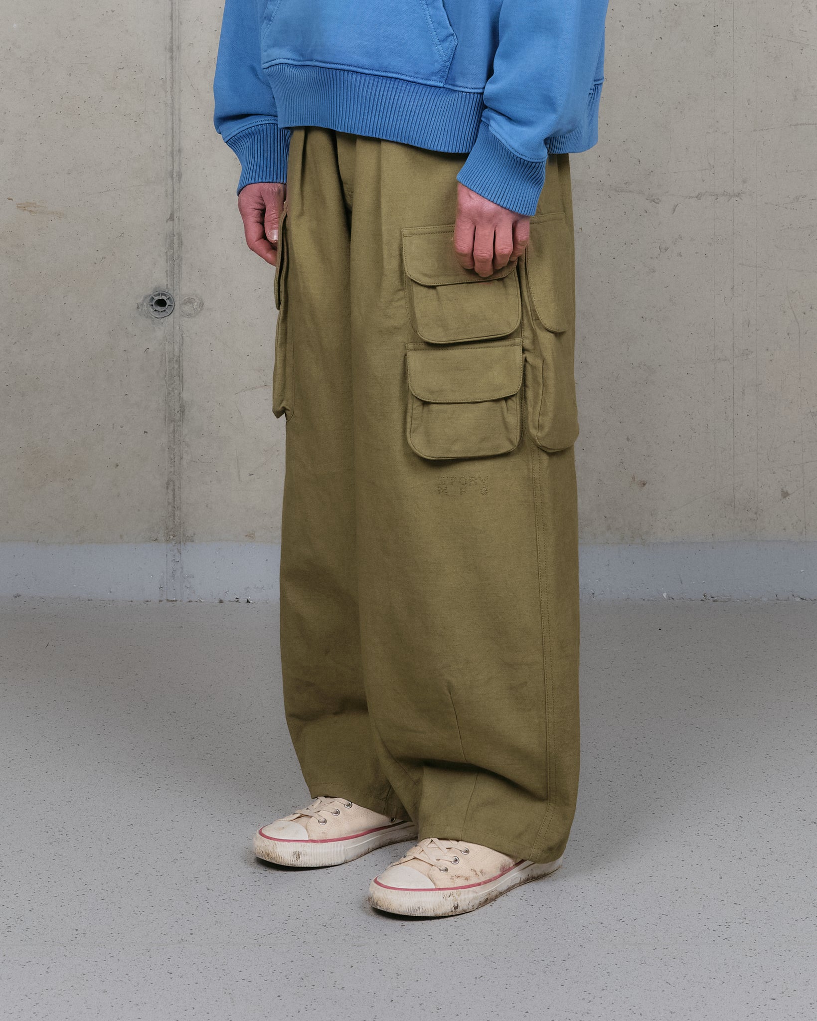 Forager Pants - Olive Slub