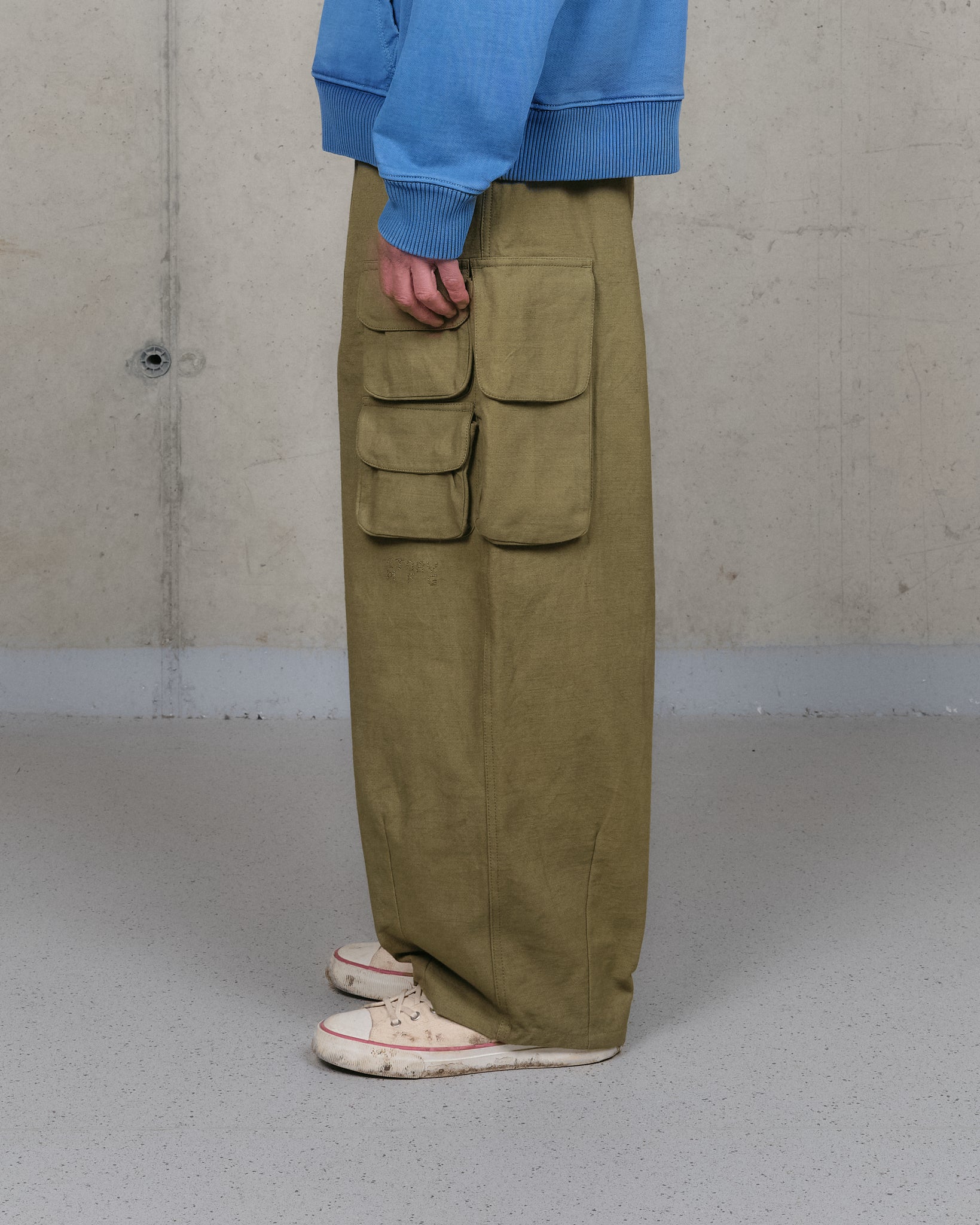 Forager Pants - Olive Slub