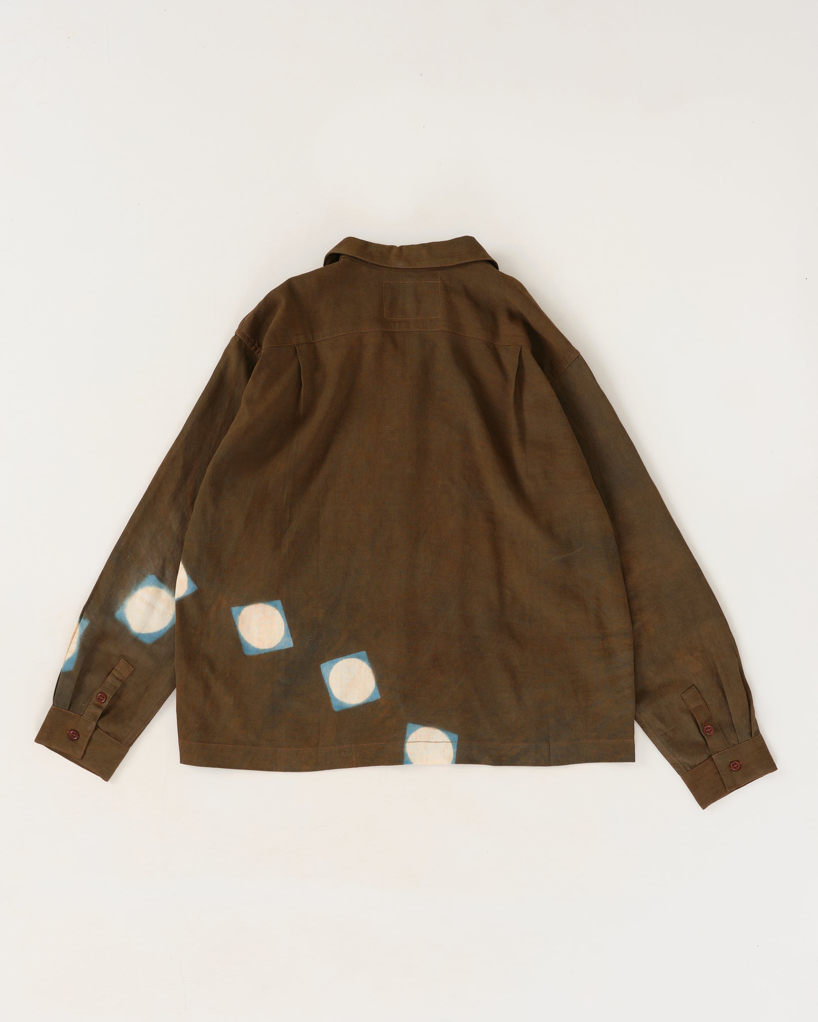 Greetings Shirt LS - Brown Lunar