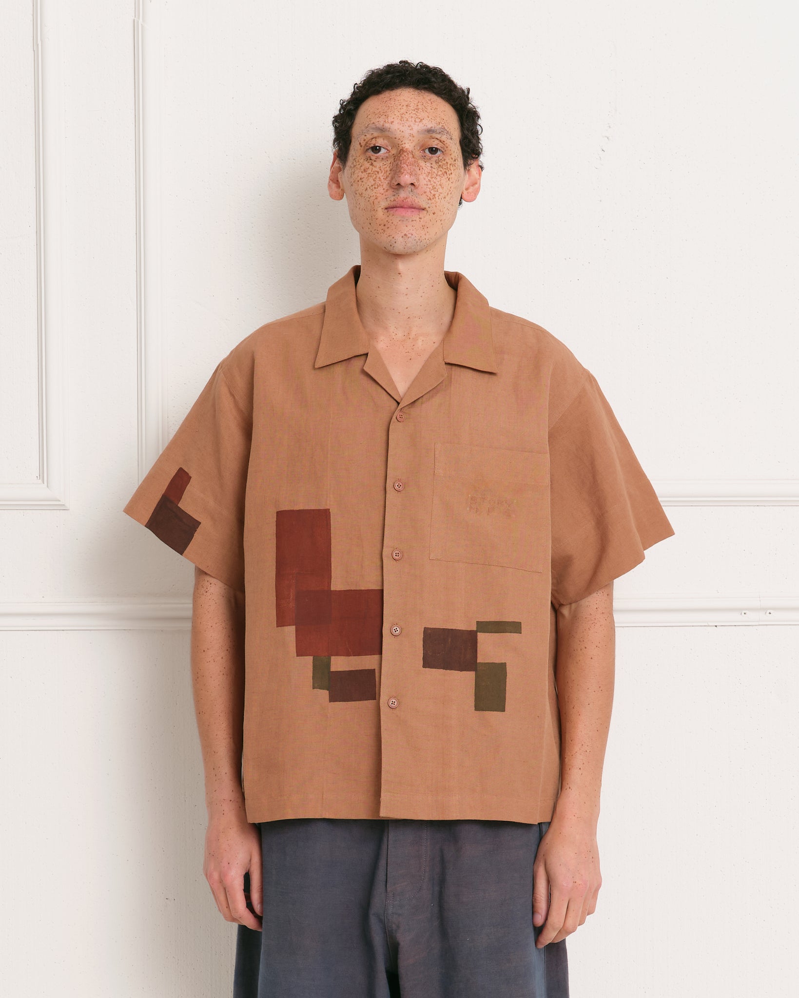 Greetings Shirt SS - Clay Block