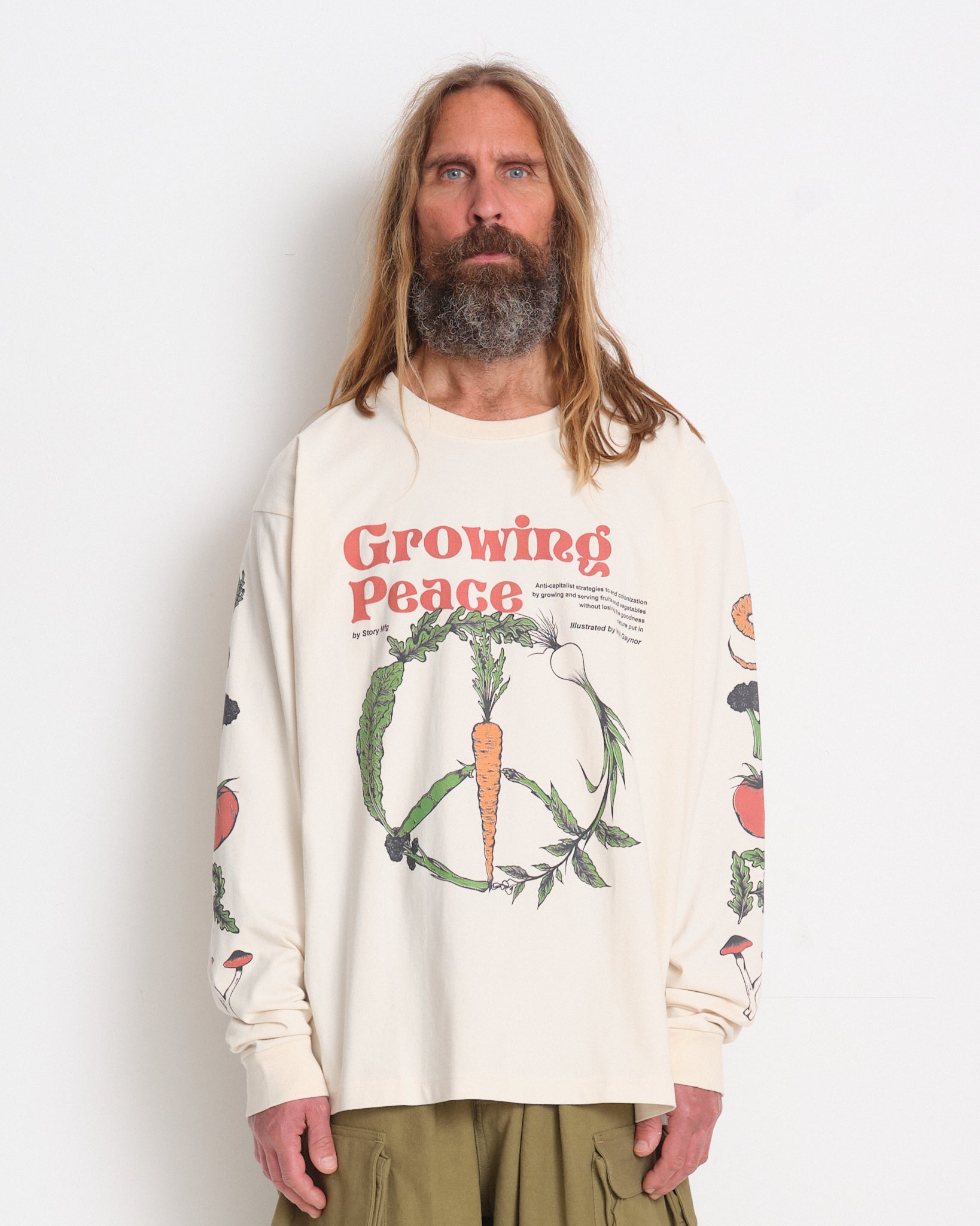 Grateful Tee LS - Growing Peace – Story mfg.