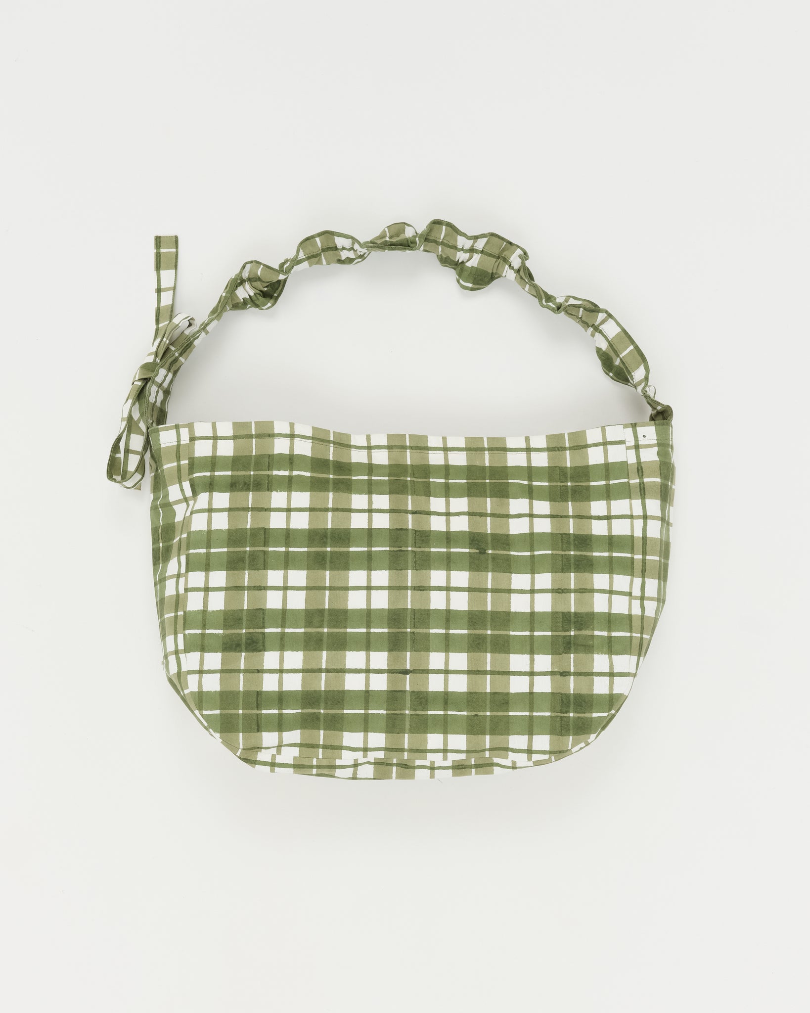 Large Drawstring Port-All - Olive Check