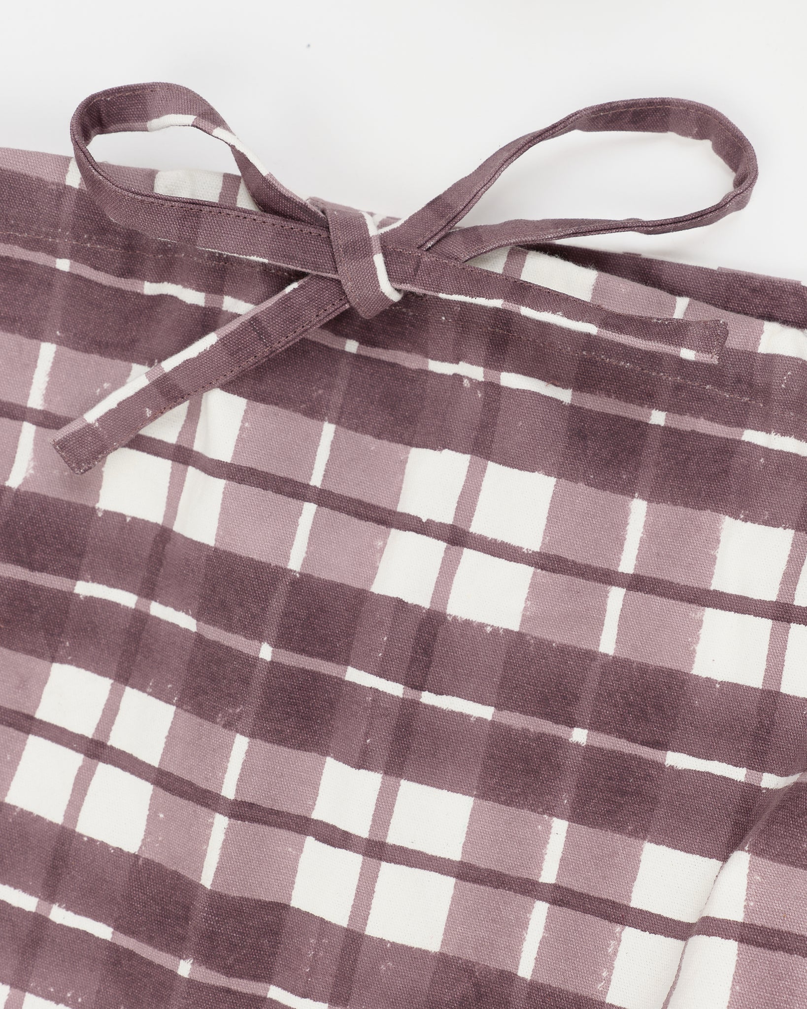 Large Drawstring Port-All - Purple Check