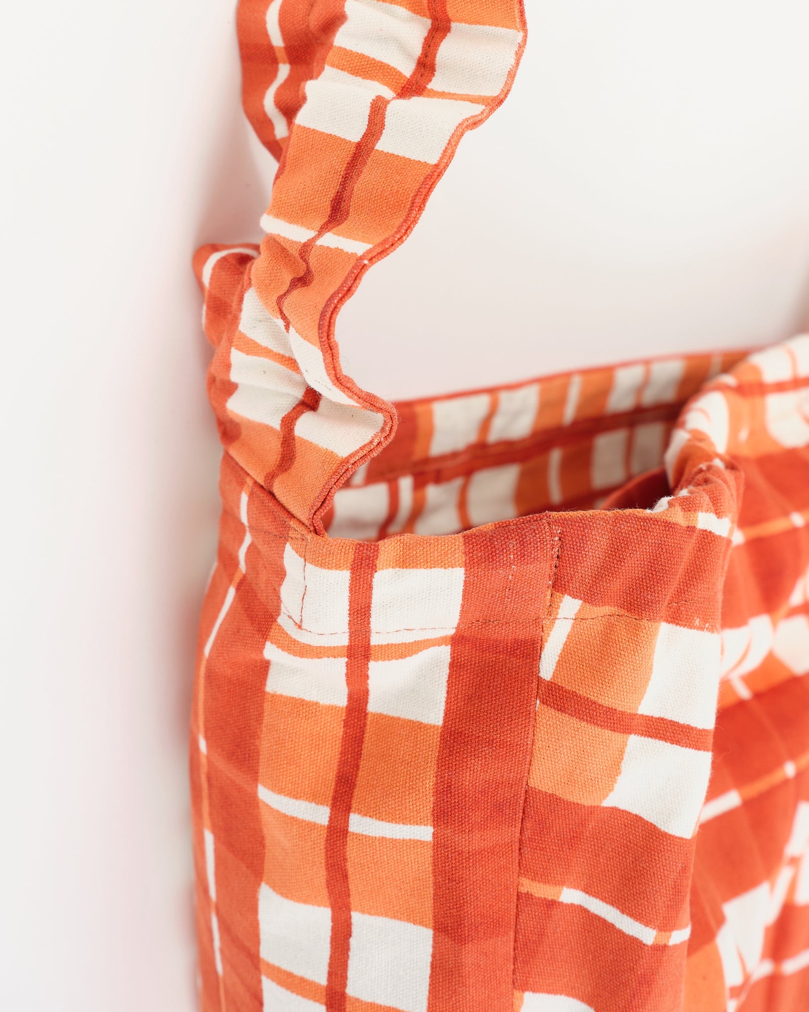 Large Drawstring Port-All - Red Check