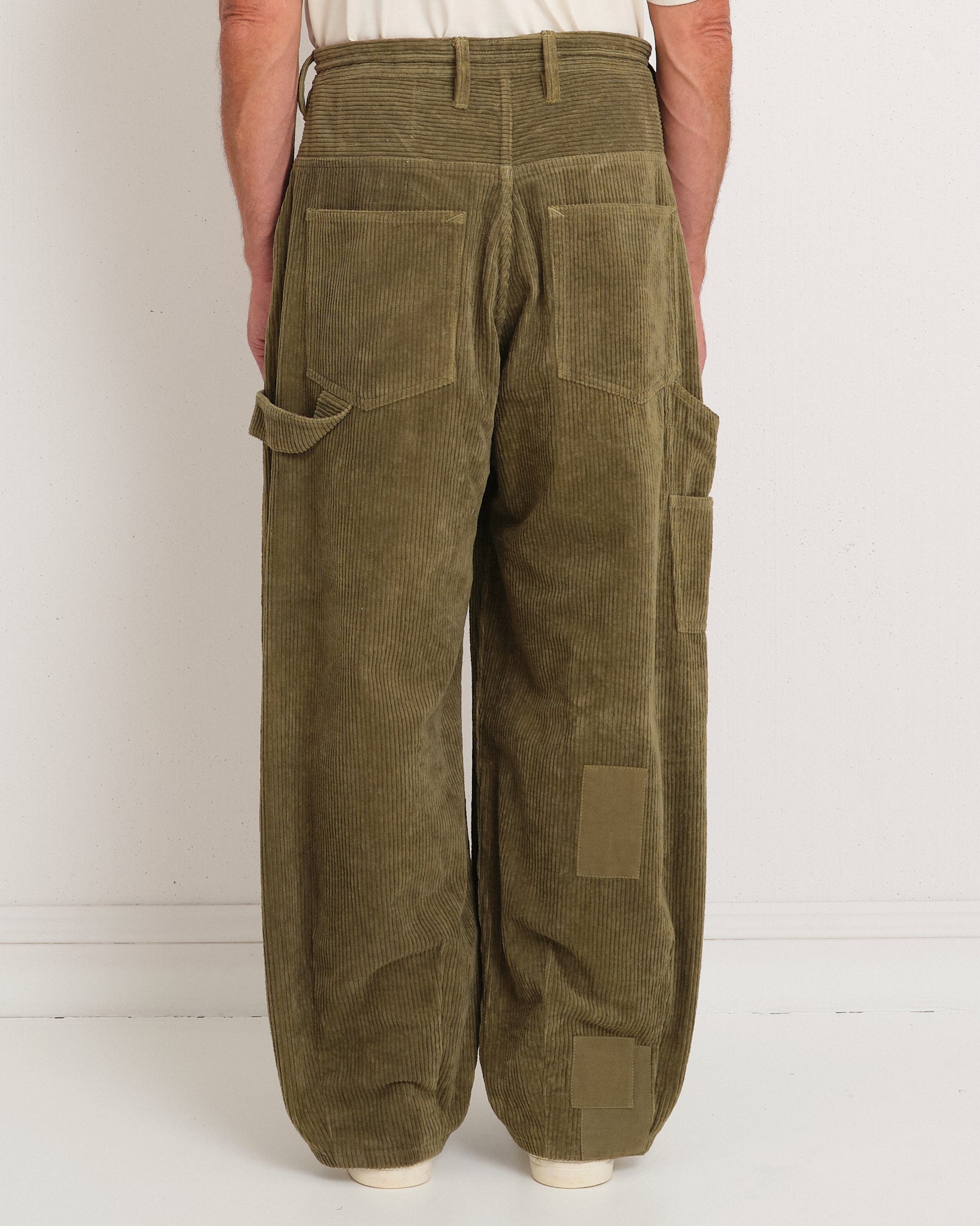 Lush Carpenter Pants - Olive Scarecrow Cord