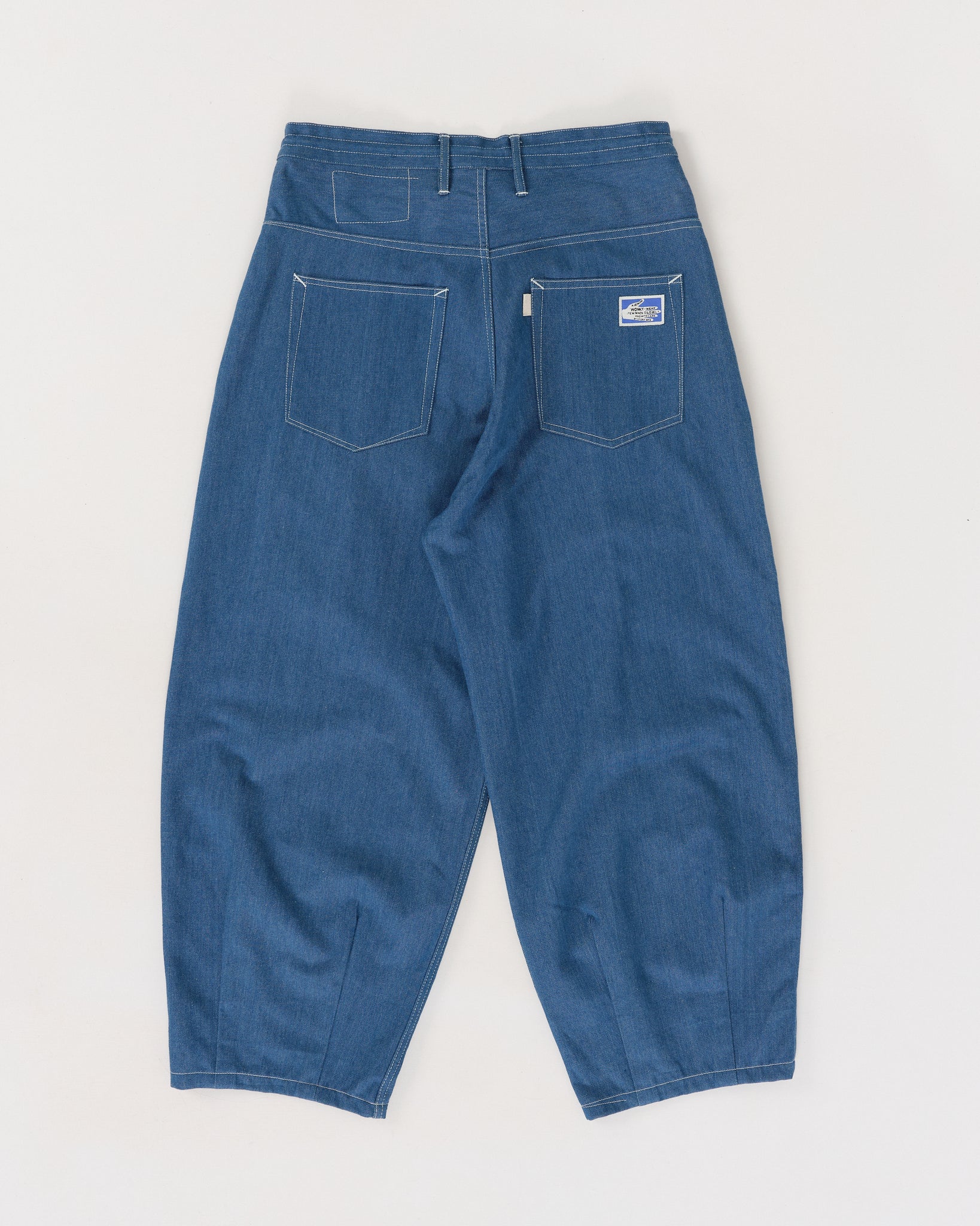 Lush Pants - Indigo Denim Wonky-Wear