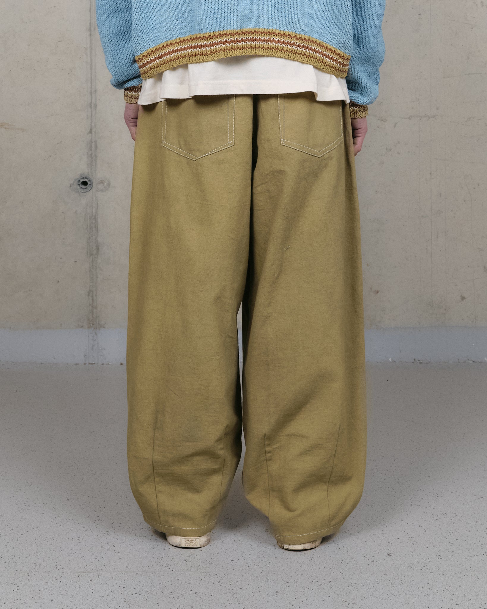 Lush Pants - Olive Wonky-Wear