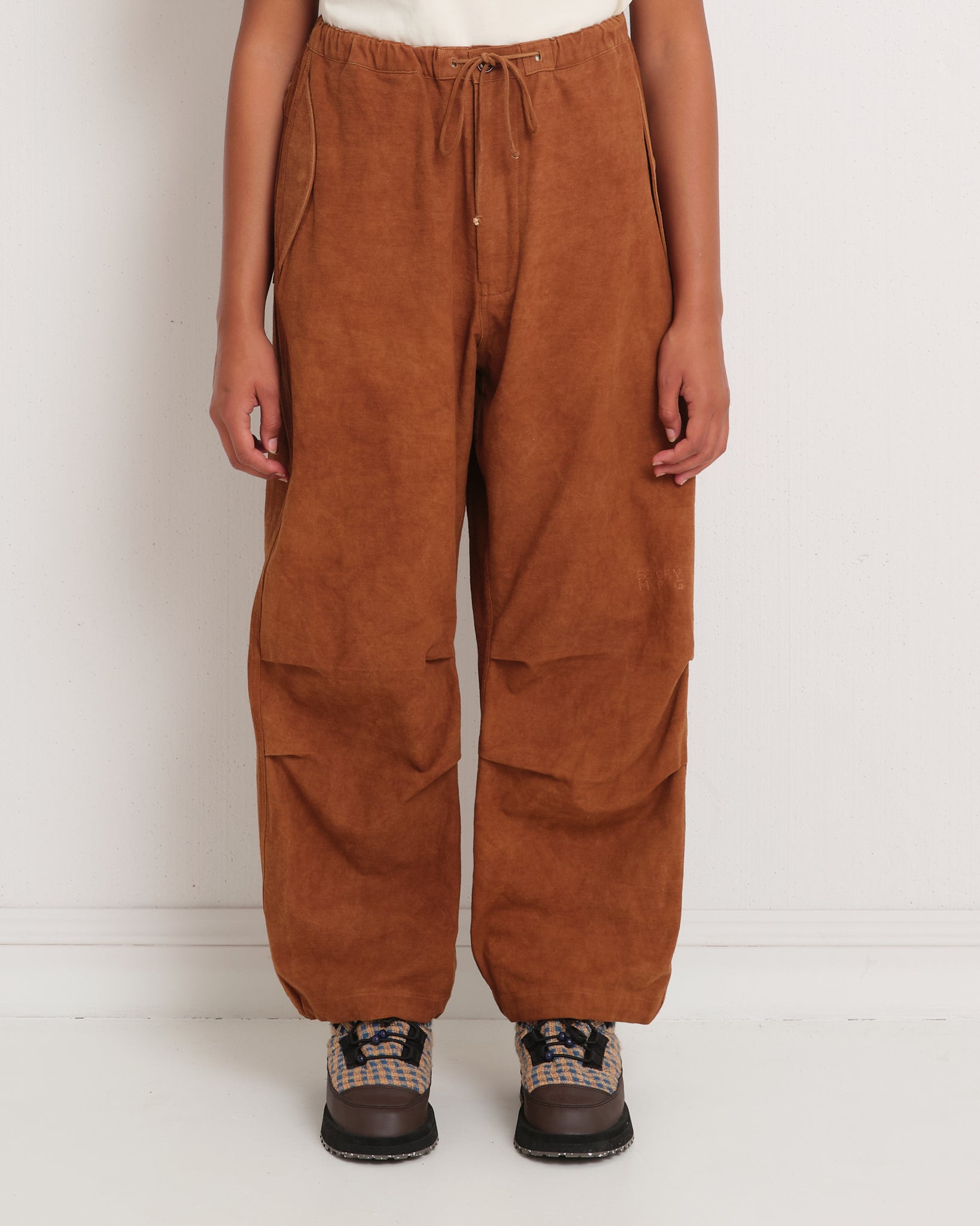 Paco Pants - Bark Brown Slub