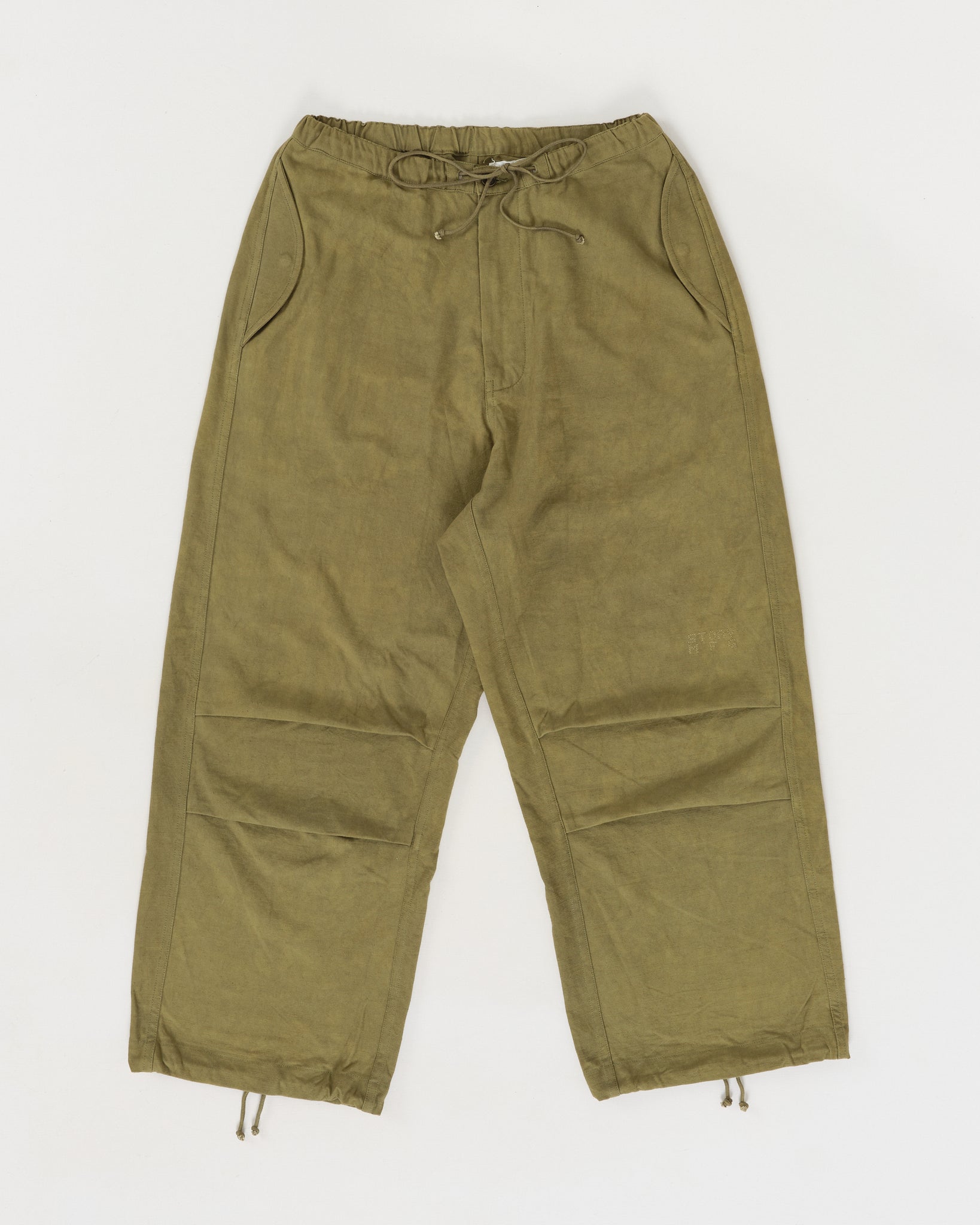 Paco Pants - Olive Slub