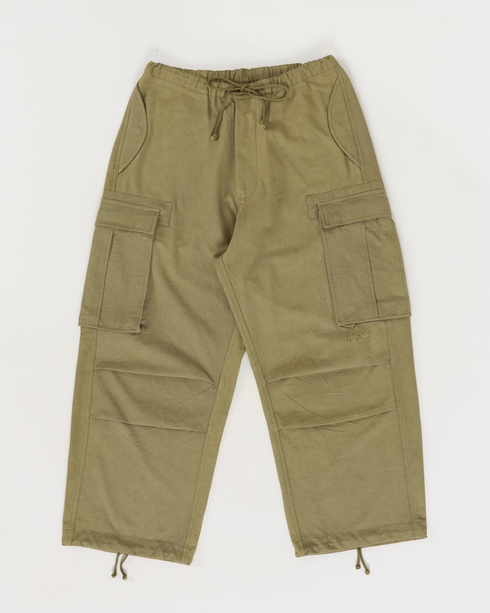 Peace Pants - Olive Slub