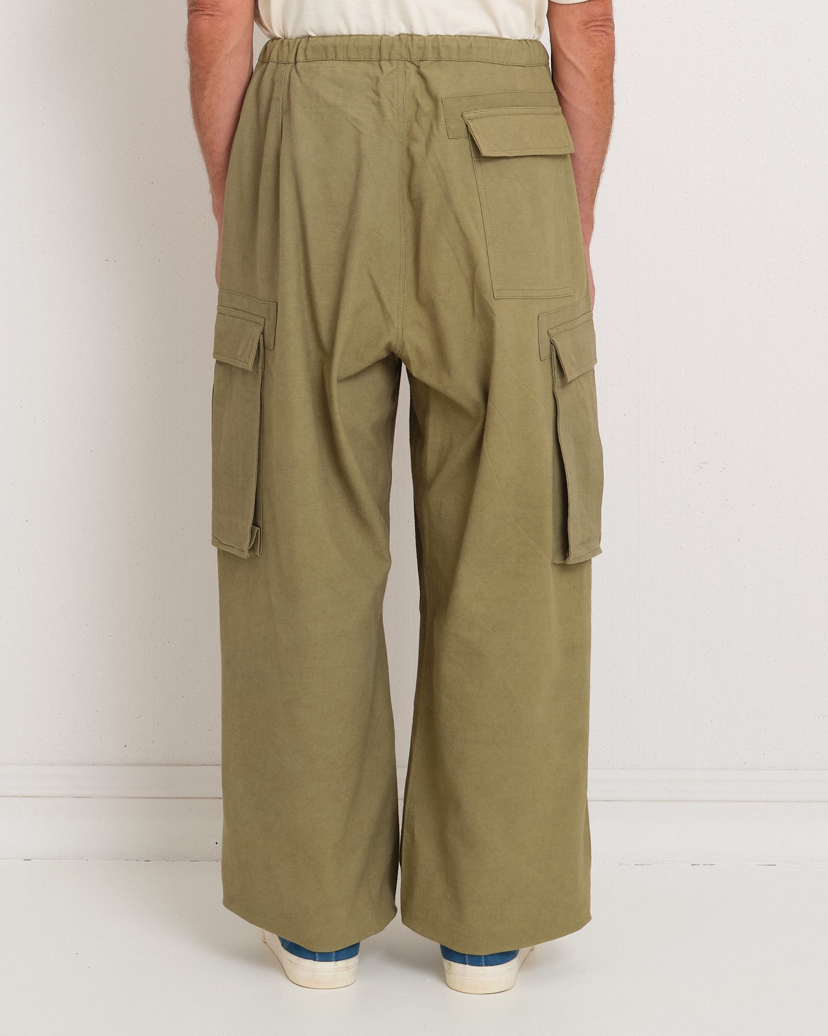 Peace Pants - Olive Slub