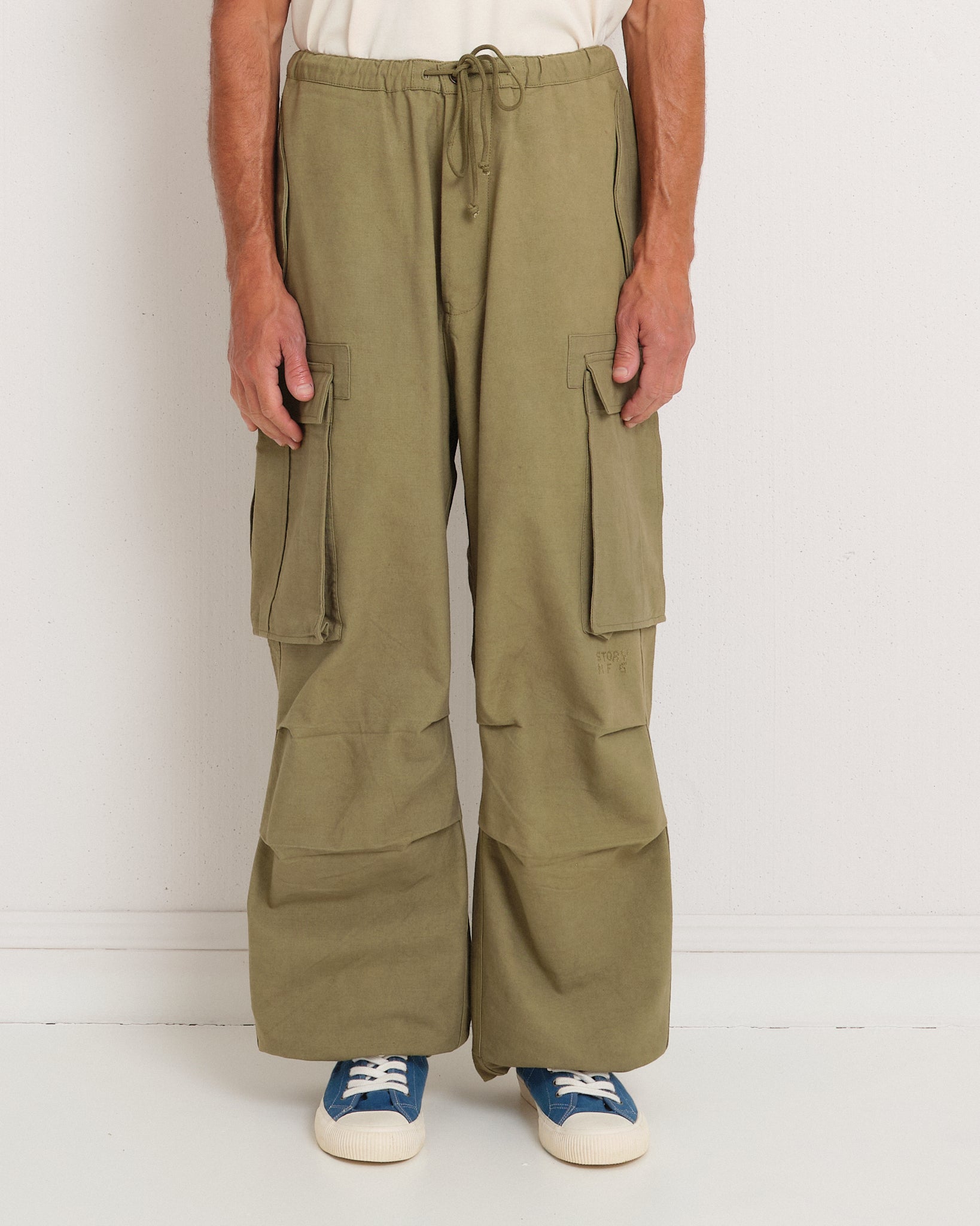 Peace Pants - Olive Slub