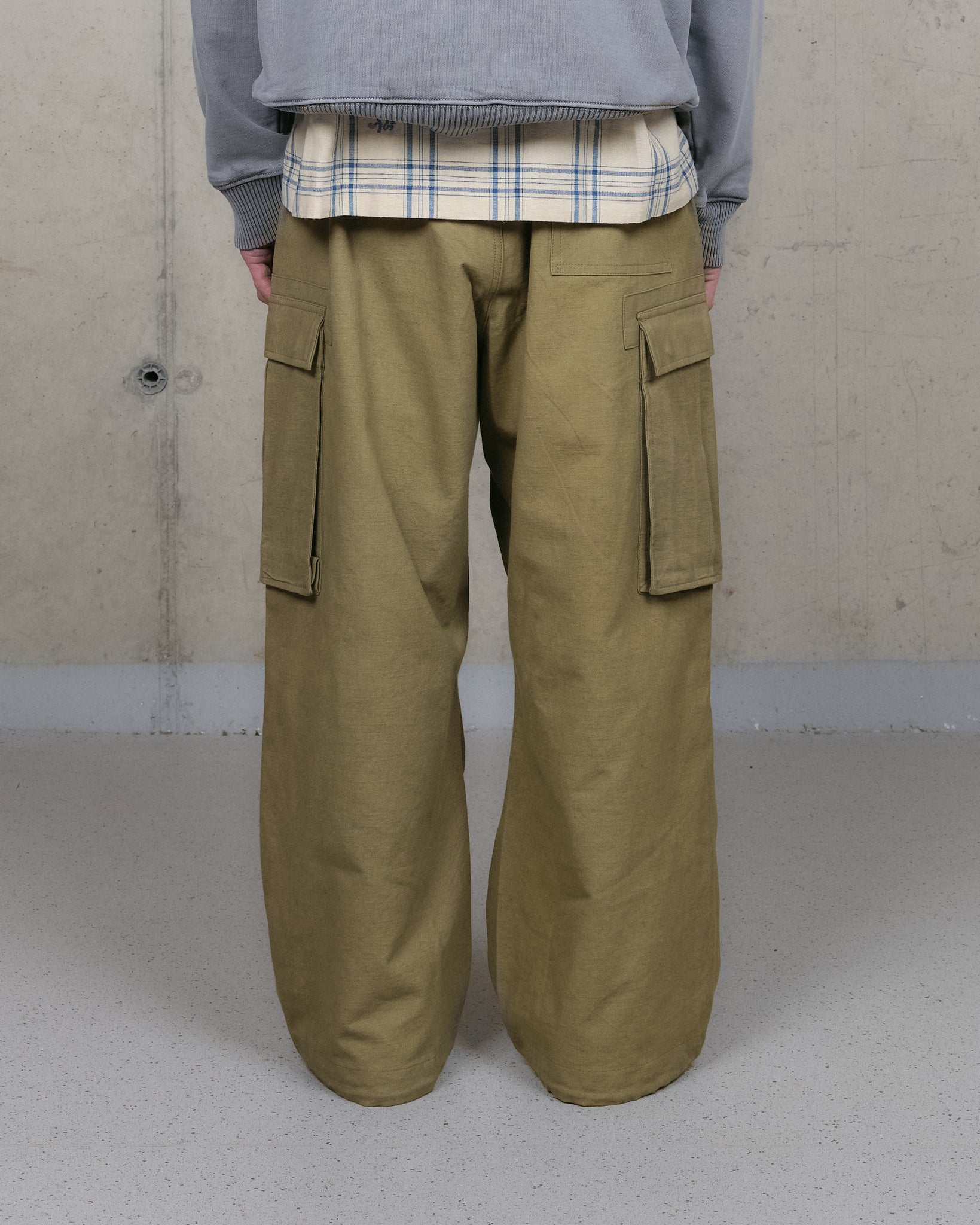 Peace Pants - Olive Slub