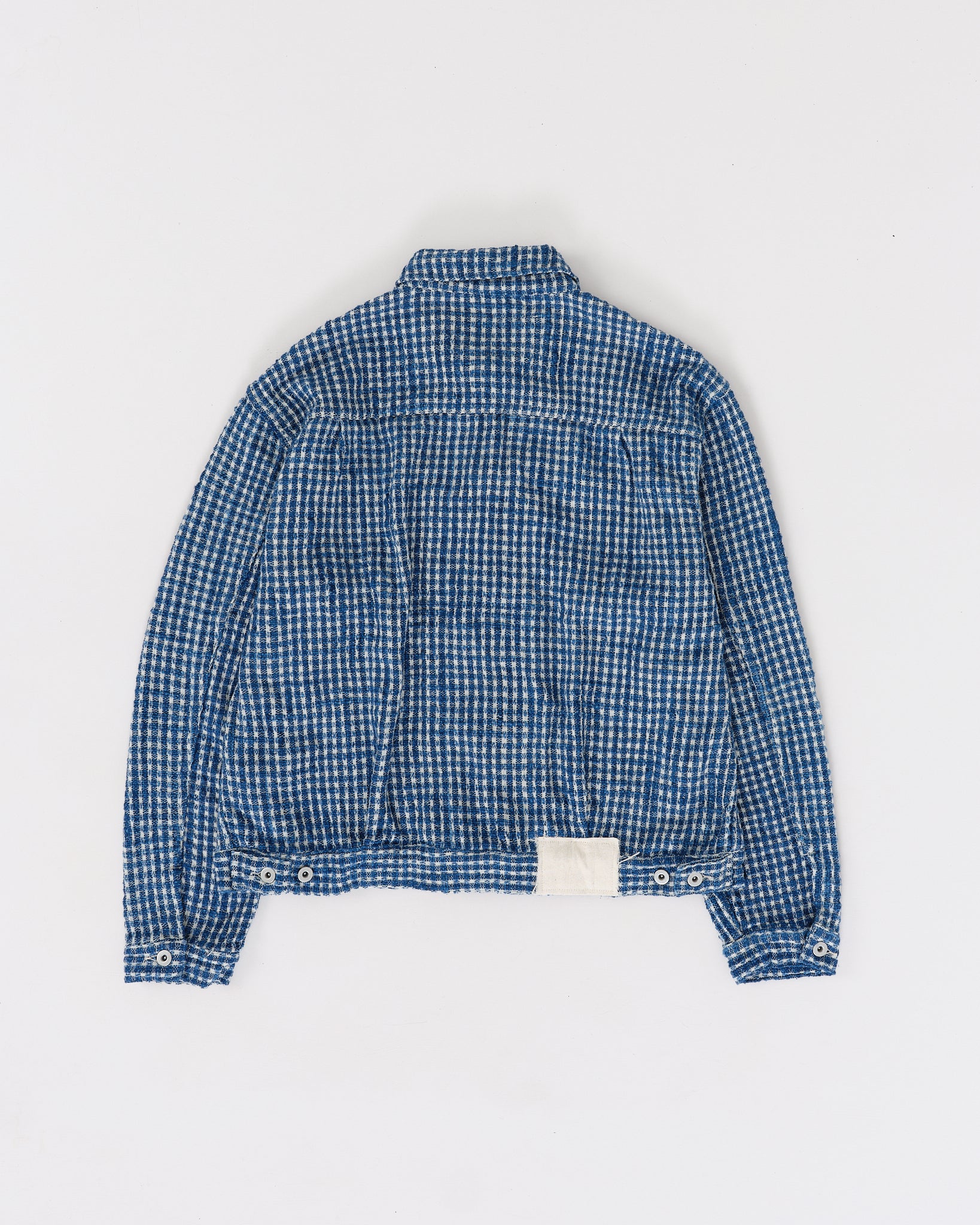 Tuesday Jacket - Indigo Wobbly Waffle