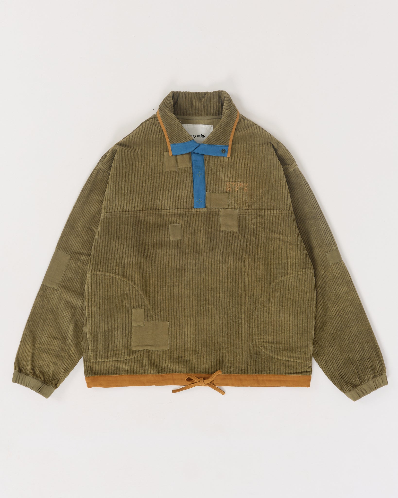 Polite Pullover - Olive Scarecrow Cord – Story mfg.