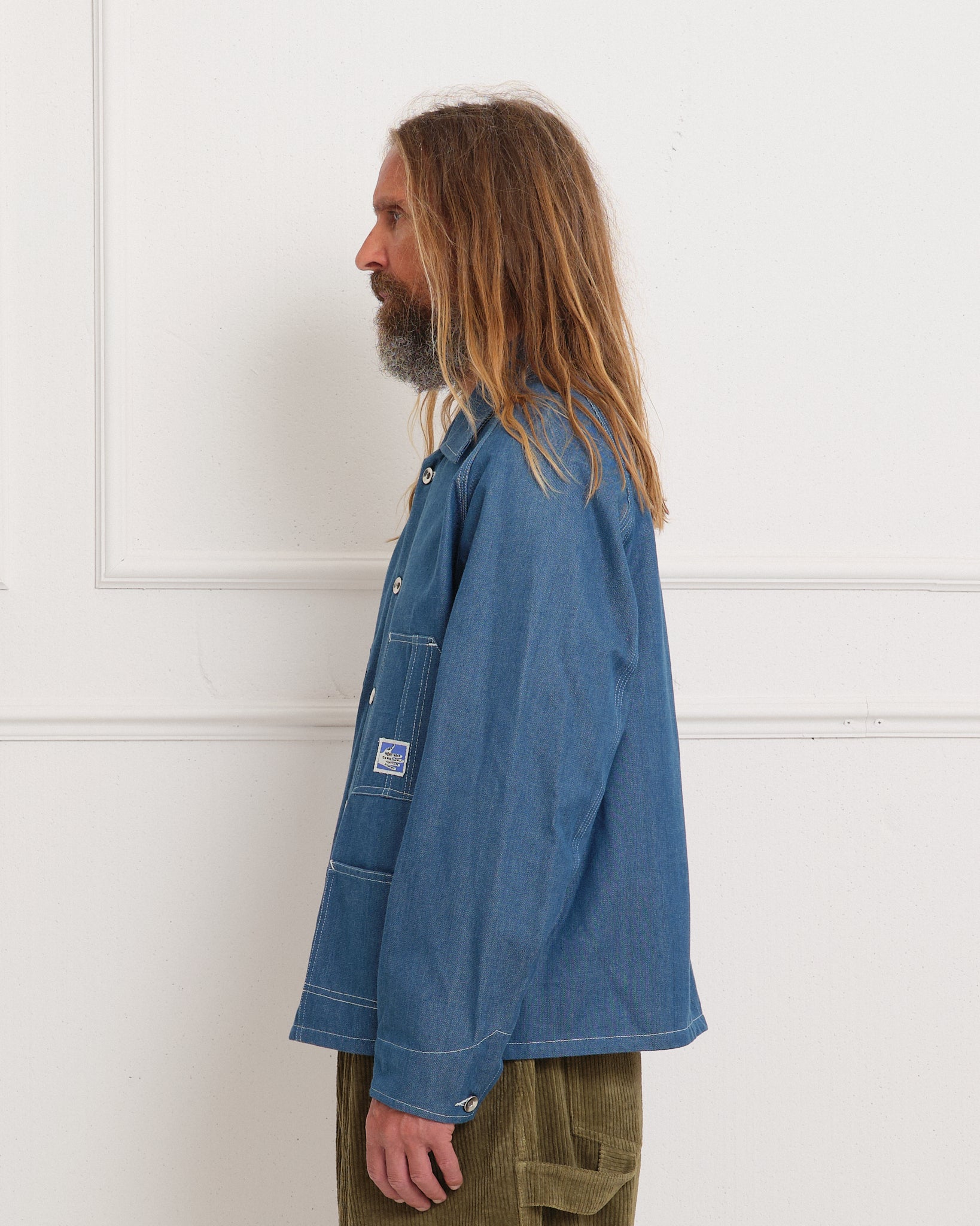 Railroad Jacket - Indigo Denim Wonky-Wear