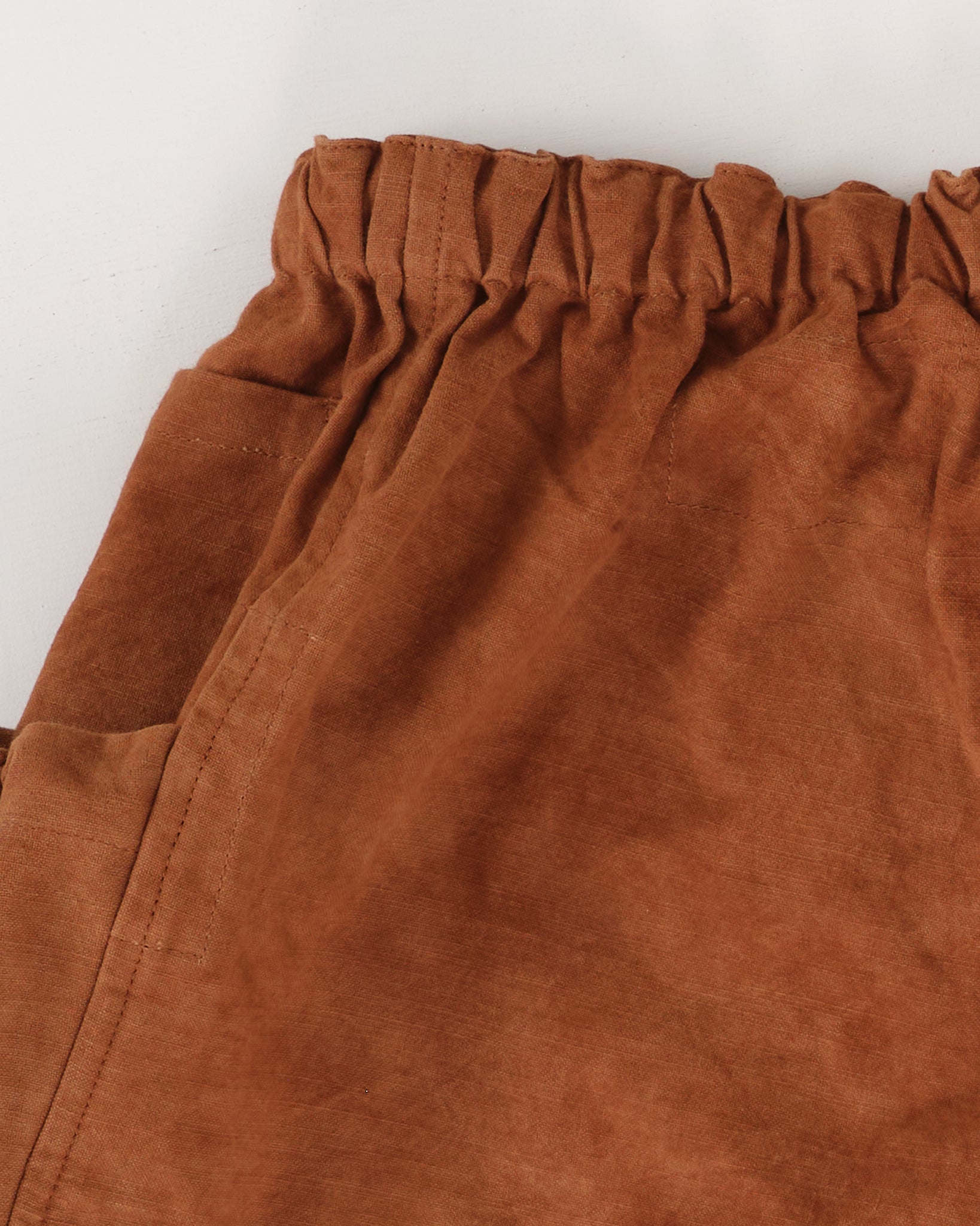 Salt Shorts - Bark Brown Slub