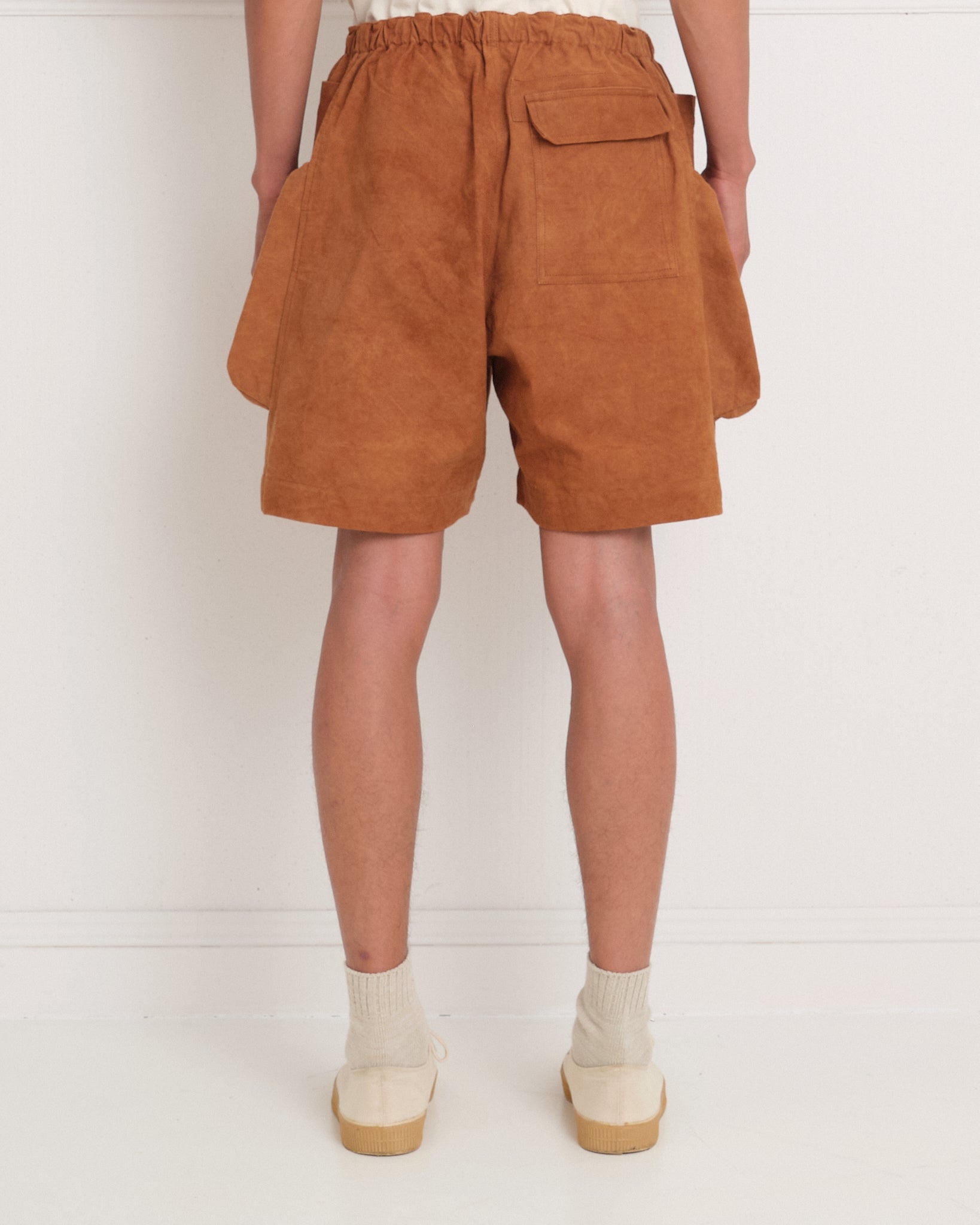 Salt Shorts - Bark Brown Slub