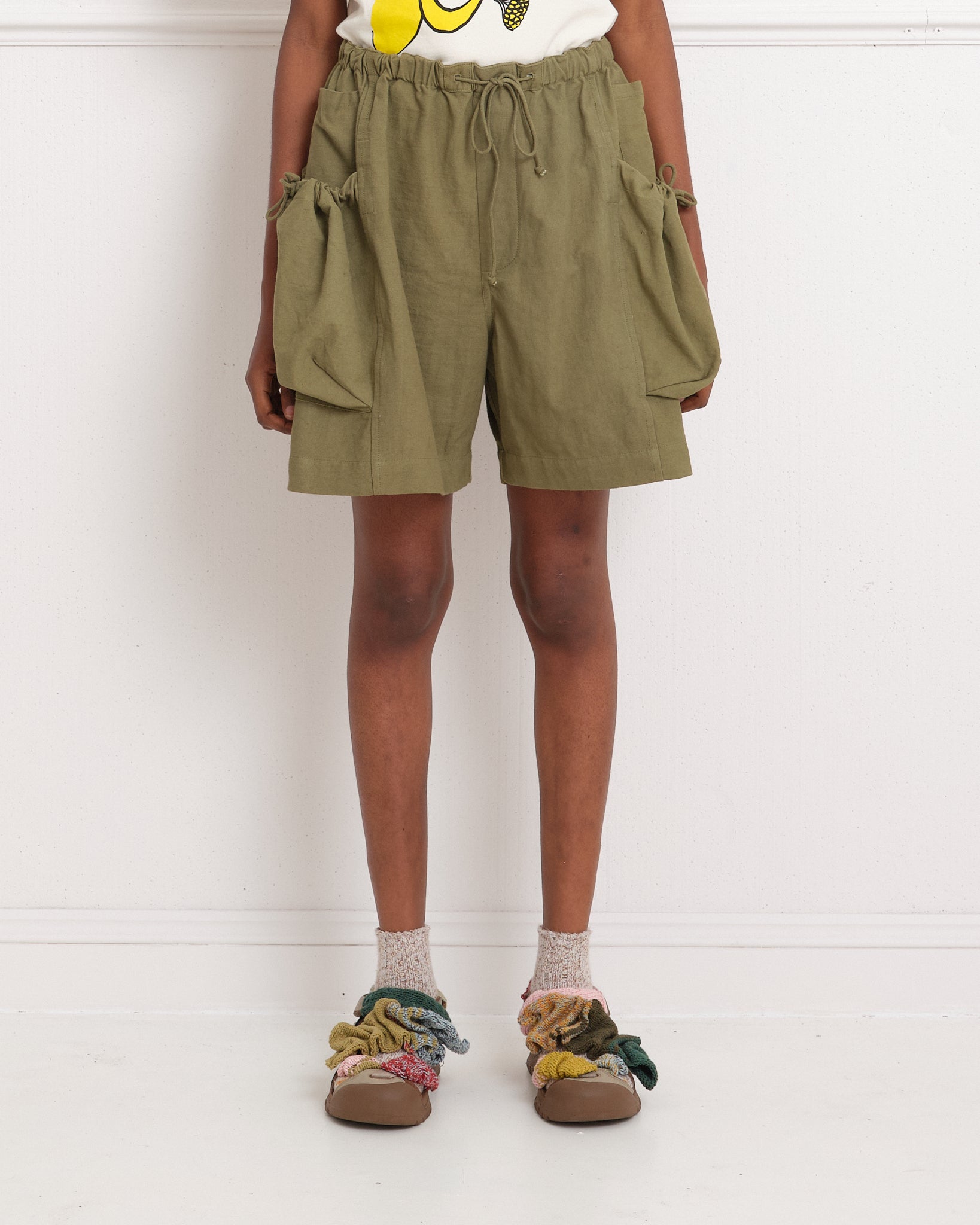 Salt Shorts - Olive Slub