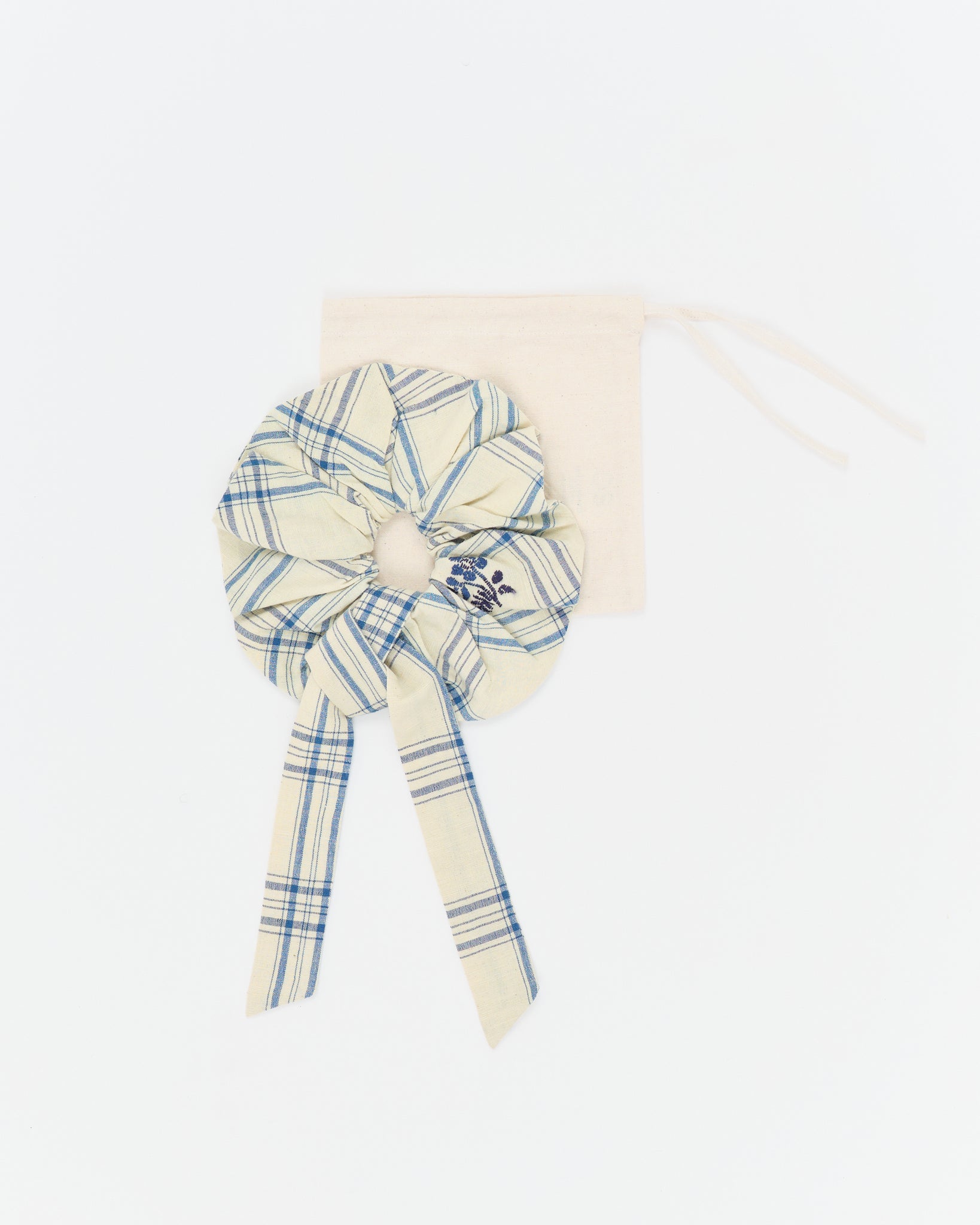 Scrunchie - French Gingham Interrupted