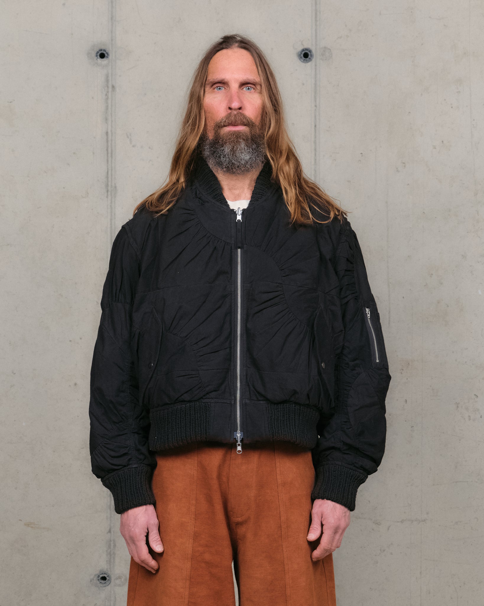 Seed Bomber - Black Wandering Patchwork