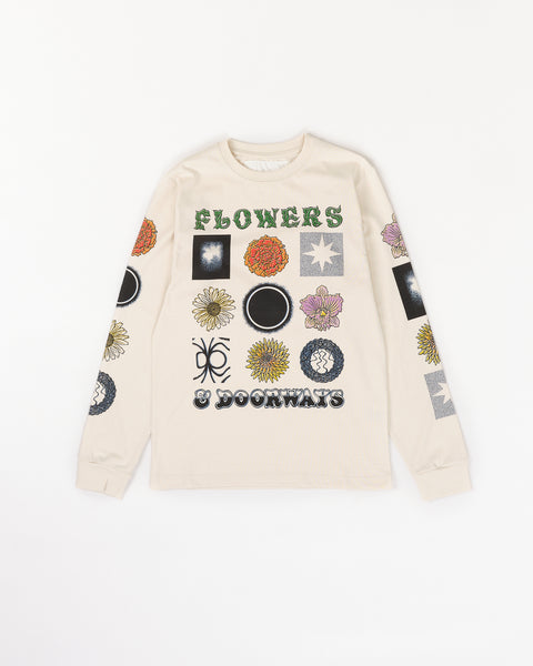 Grateful Tee LS - Flowers & Doorways – Story mfg.