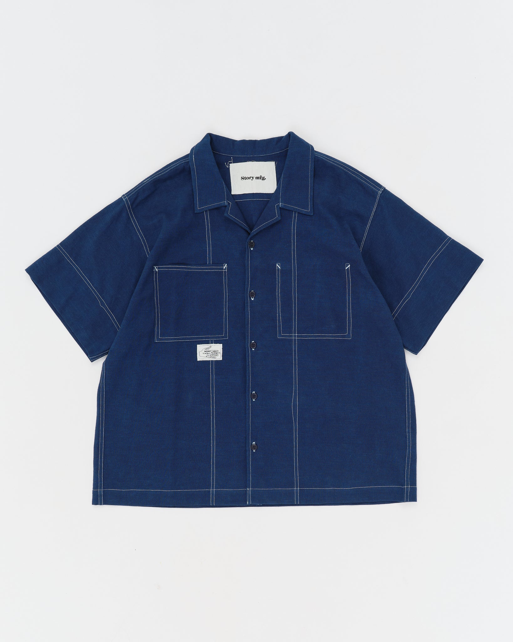 Brake Shirt - Indigo Wonky-Wear