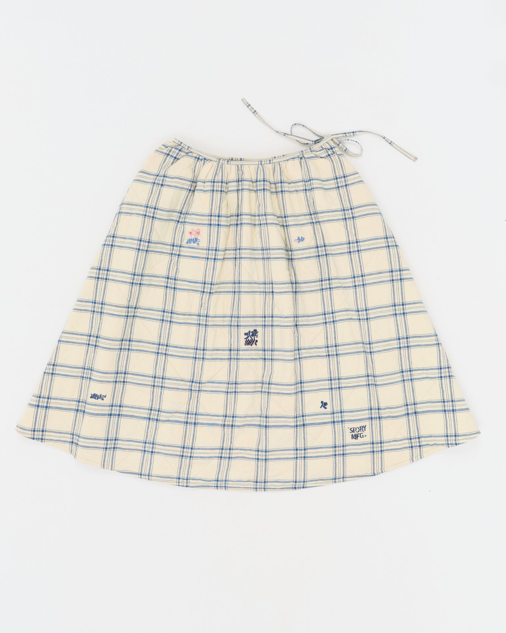 Foxglove Skirt - French Gingham Interrupted