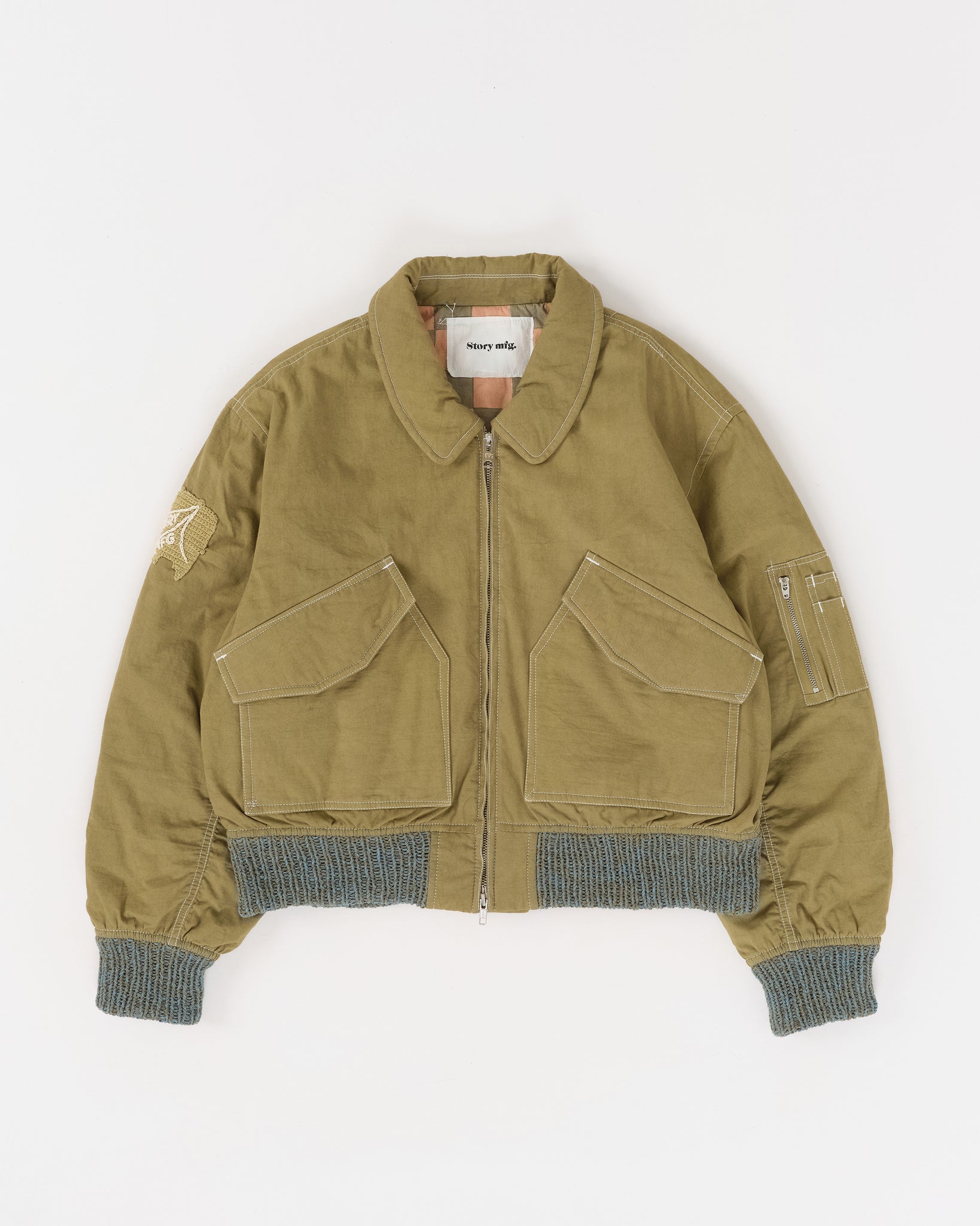 Grain Jacket - Olive Wonky-Wear