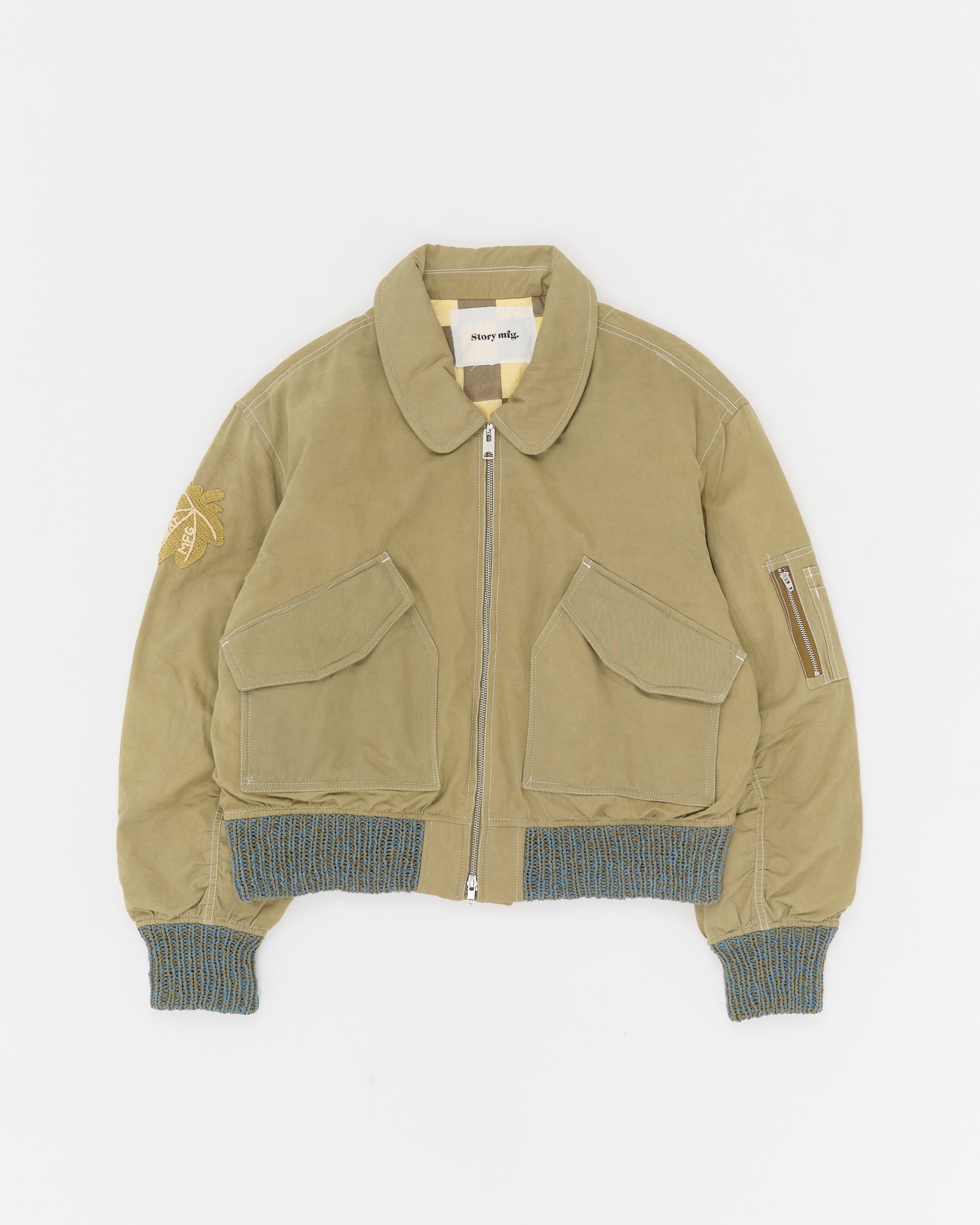 Grain Jacket - Olive Wonky-Wear