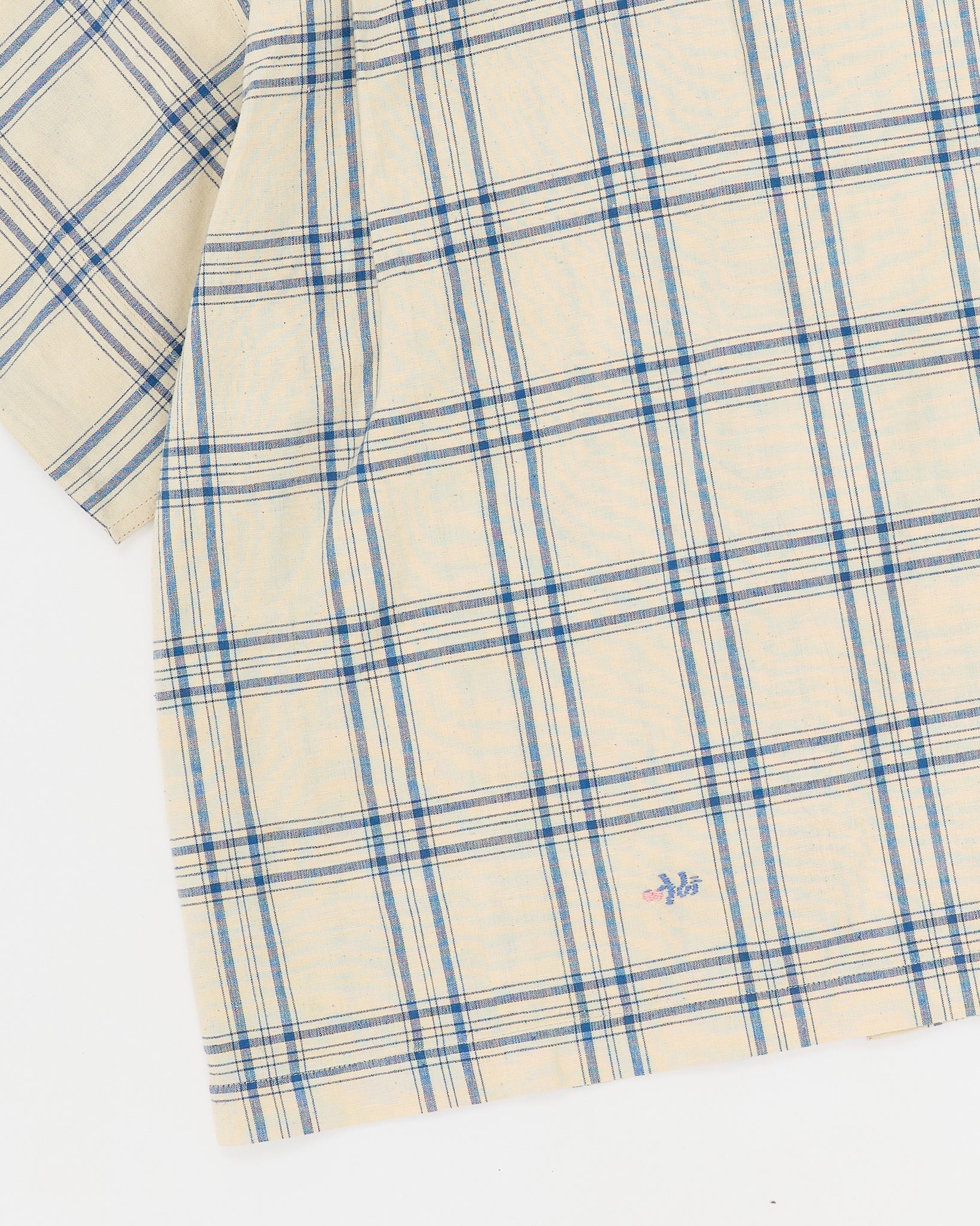 Greetings Shirt SS - French Gingham Interrupted