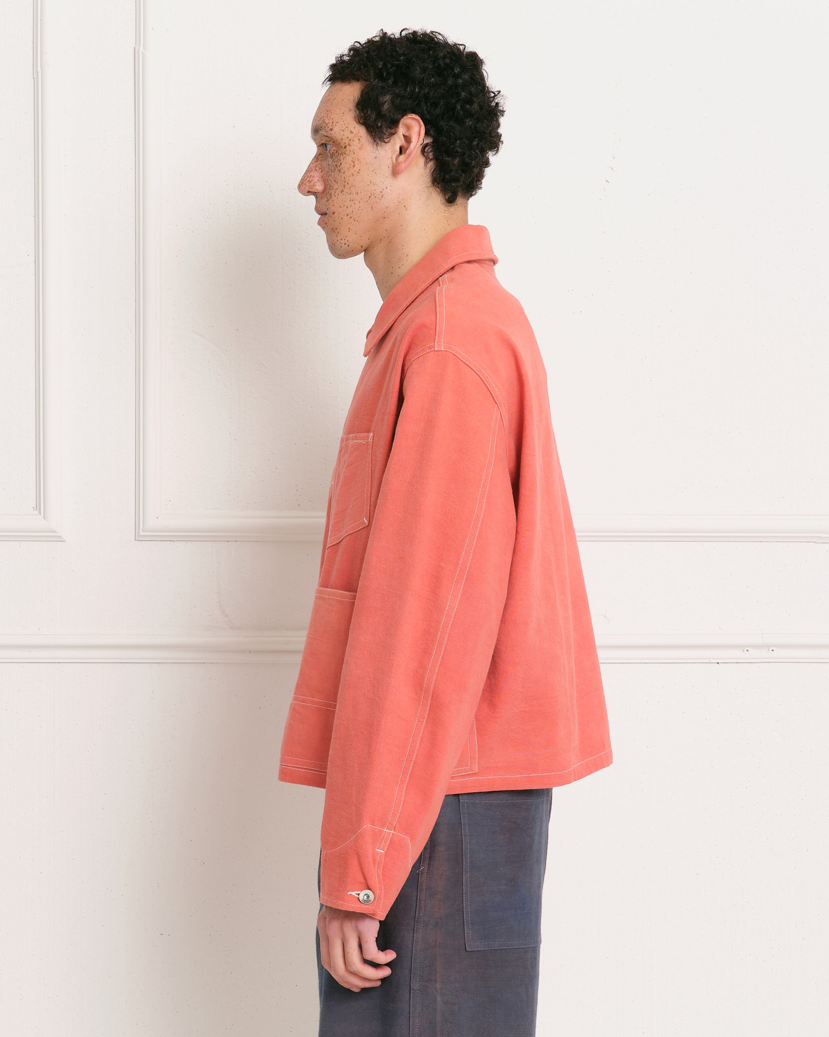 Station Jacket - Ancient Pink Wonky-Wear