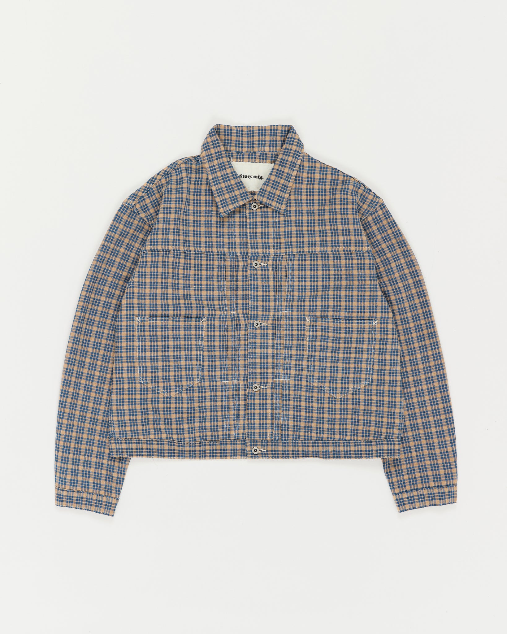 Sundae Jacket - Mud Check Handloom