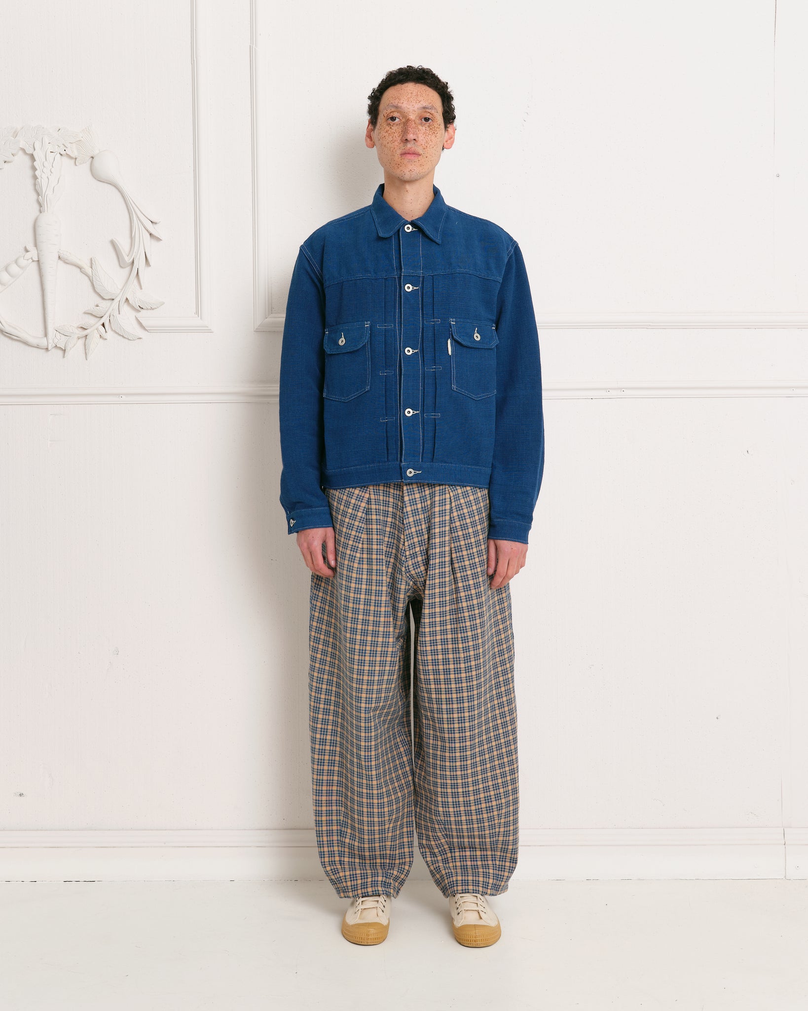 Lush Pants - Mud Check Handloom