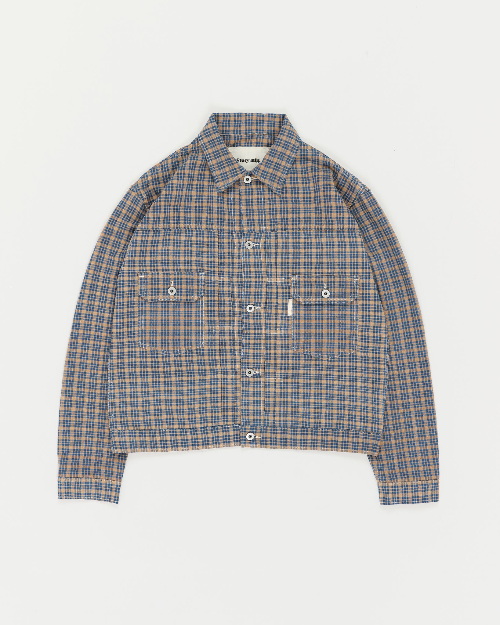 Tuesday Jacket - Mud Check Handloom