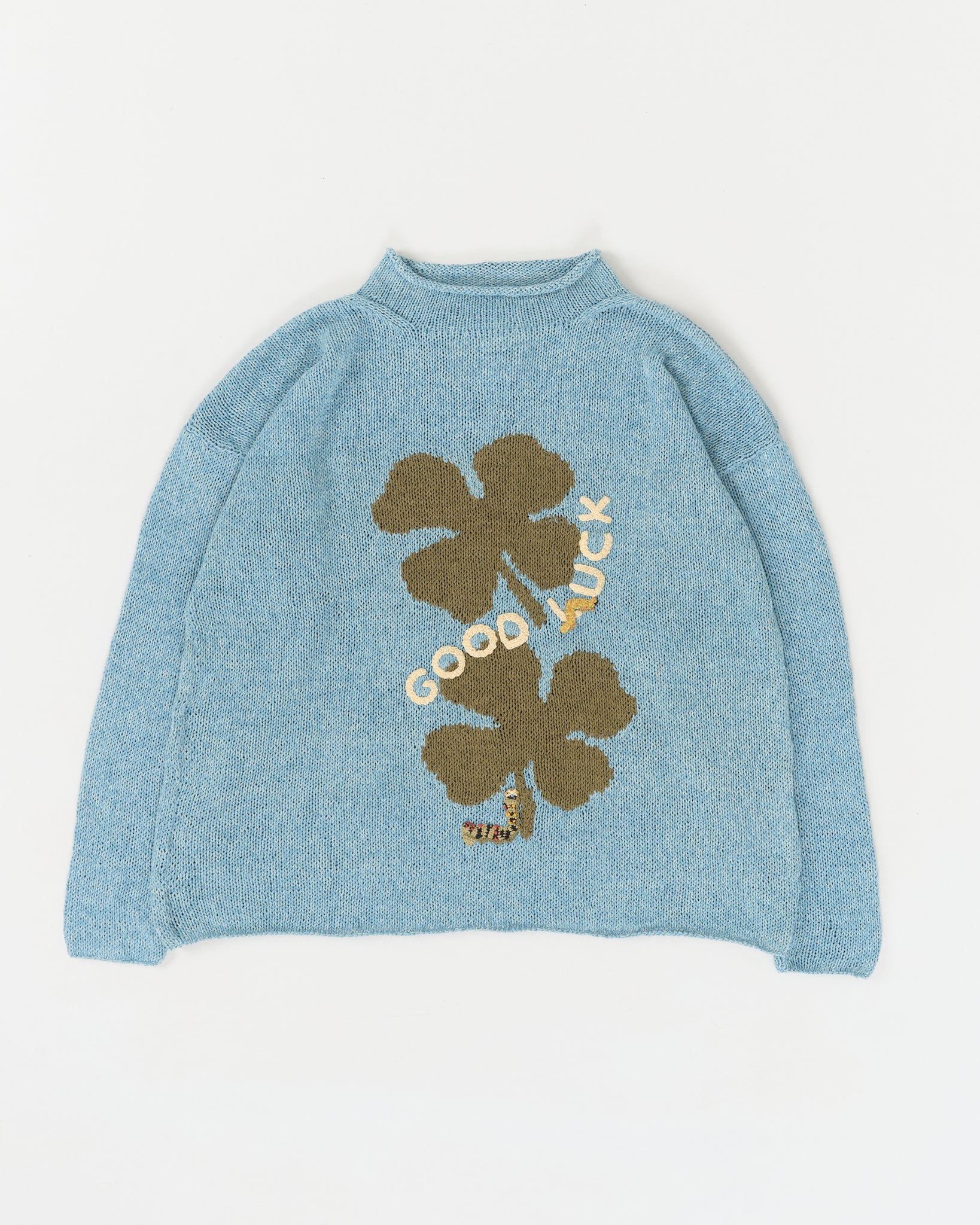 Twinsun Knit Rollneck - Twisted Indigo Luck