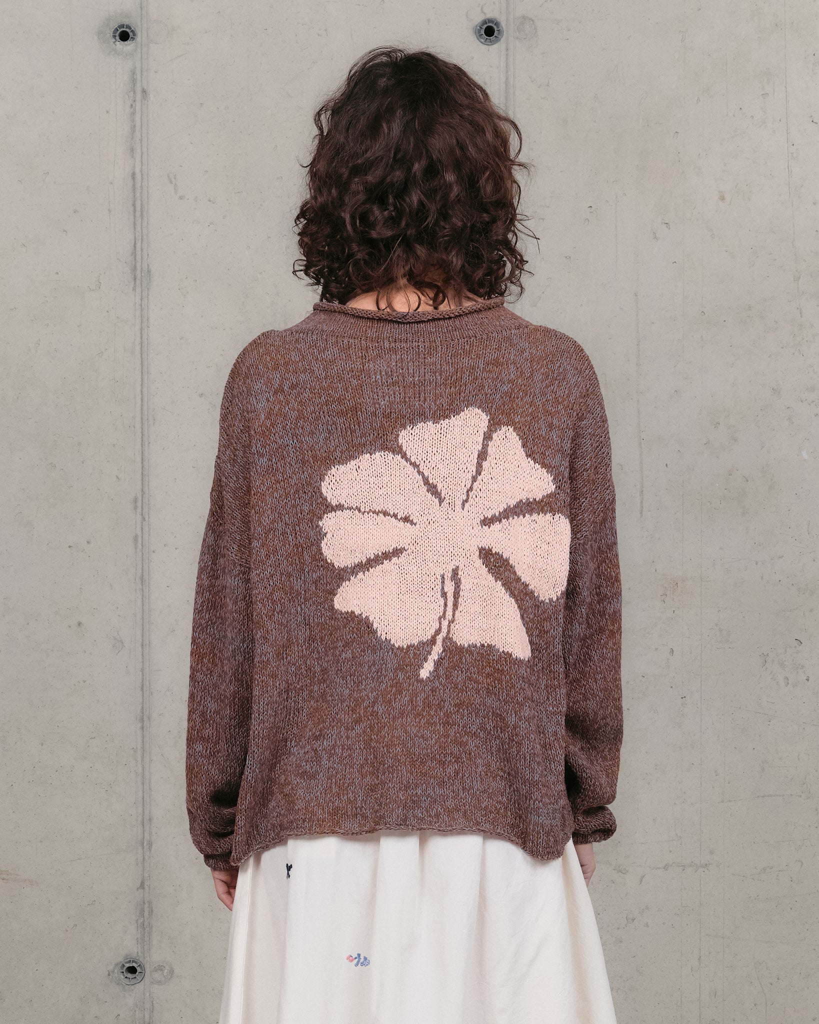 Twinsun Knit Rollneck - Twisted Brown Luck